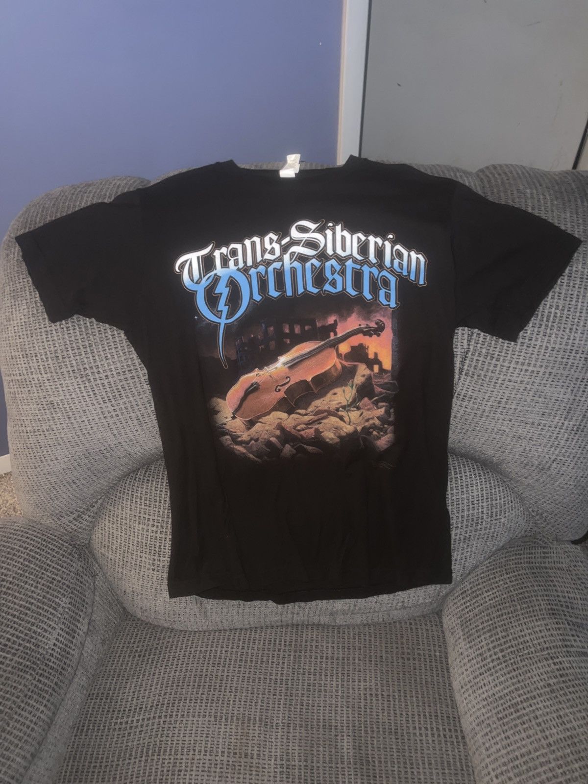 Tultex Tultex Trans-Siberian Orchestra 2021 Winter Tour Violin Tee Size US M / EU 48-50 / 2 - 1 Thumbnail