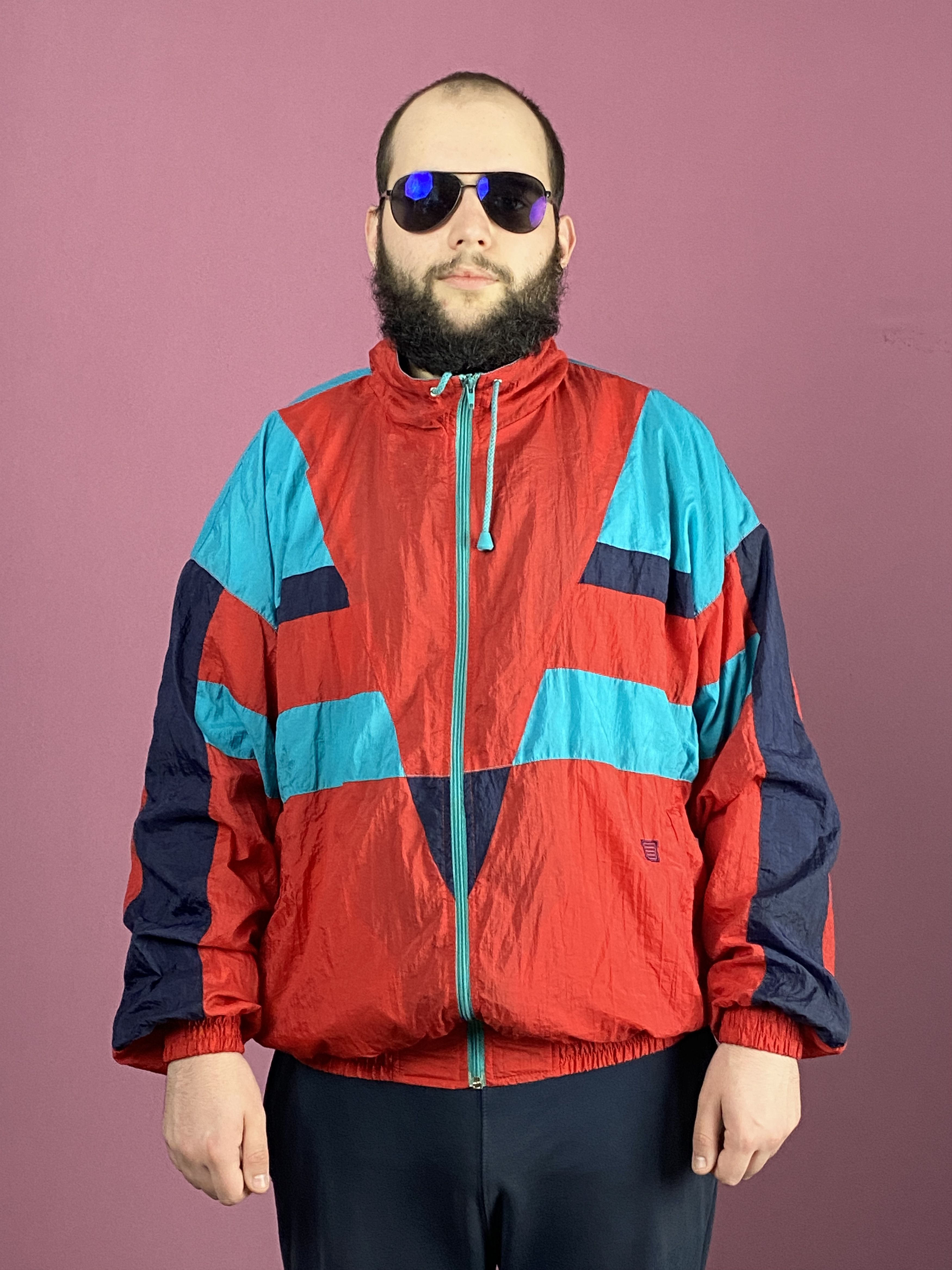 Vintage 90s Five Season Vintage Men's Windbreaker Jacket - L Size US L / EU 52-54 / 3 - 1 Thumbnail