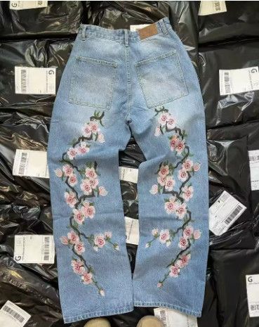 Other × Vintage Cherry Blossom Jeans Size US 33 - 1 Thumbnail
