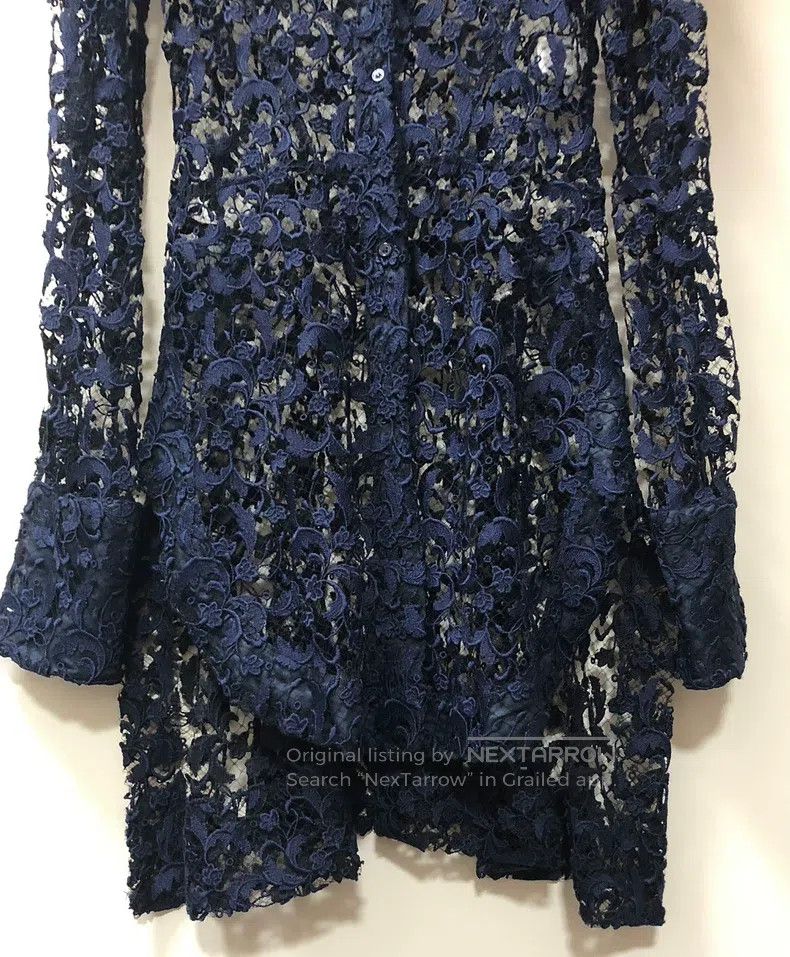 Alaia Alaia All Lace Long Shirt Jacket Size XS / US 0-2 / IT 36-38 - 5 Thumbnail