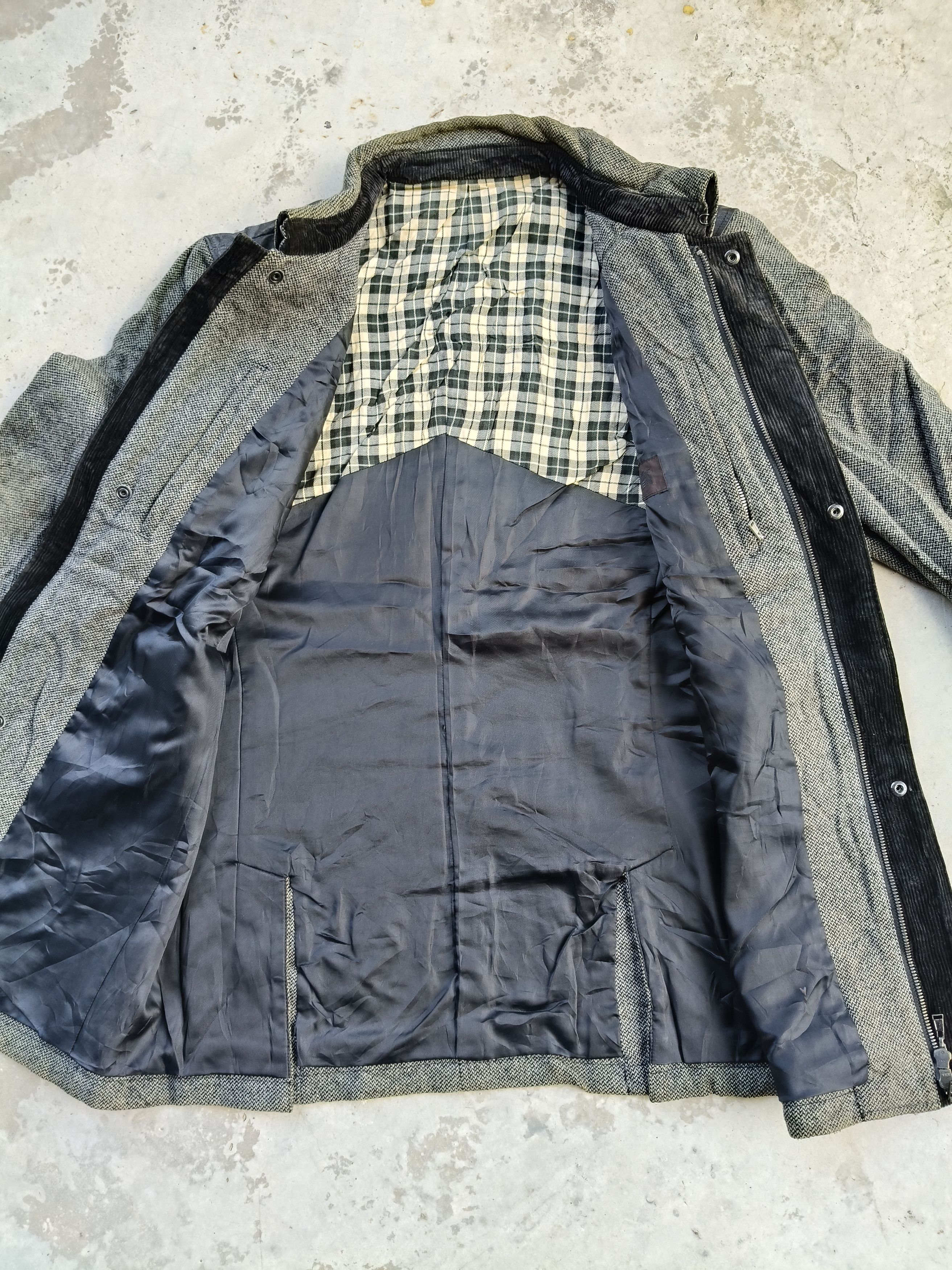 Japanese Brand Comme Ca Du Mode wool zipper Jacket Size US M / EU 48-50 / 2 - 8 Thumbnail