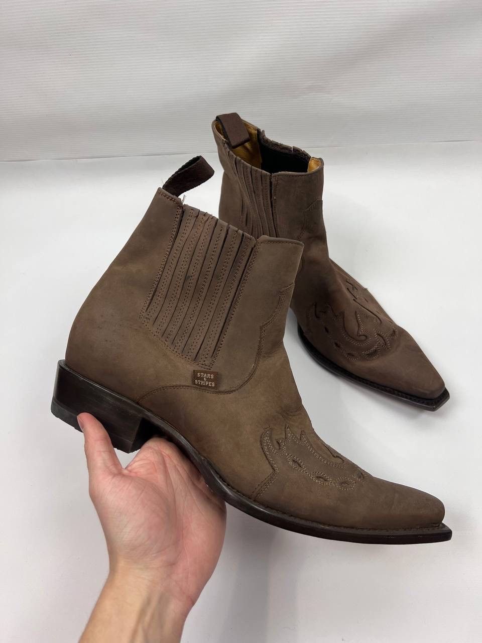 Stars & Stripes Star Stripes Western Boots Brown size US 11.5 Size US 11.5 / EU 44-45 - 5 Thumbnail