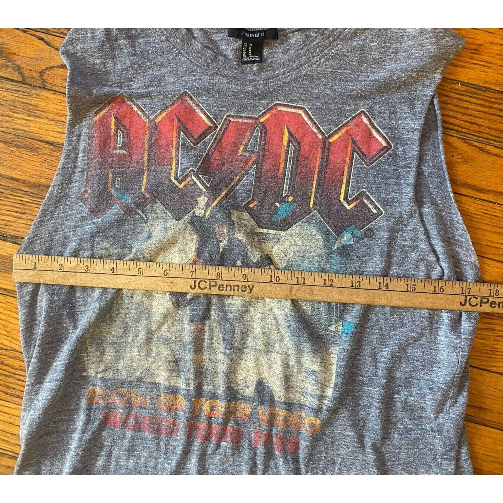 Forever 21 AC/DC Tour 1988 Forever 21 Graphic Muscle Tee Women’s M Size M / US 6-8 / IT 42-44 - 5 Thumbnail