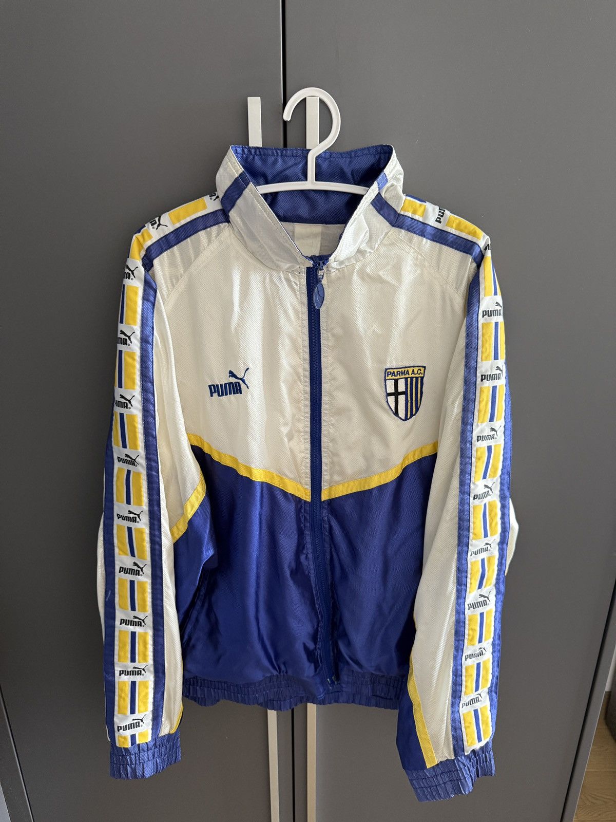 Puma AC Parma 90s Vintage Track top Training Jacket - RARE! | Grailed
