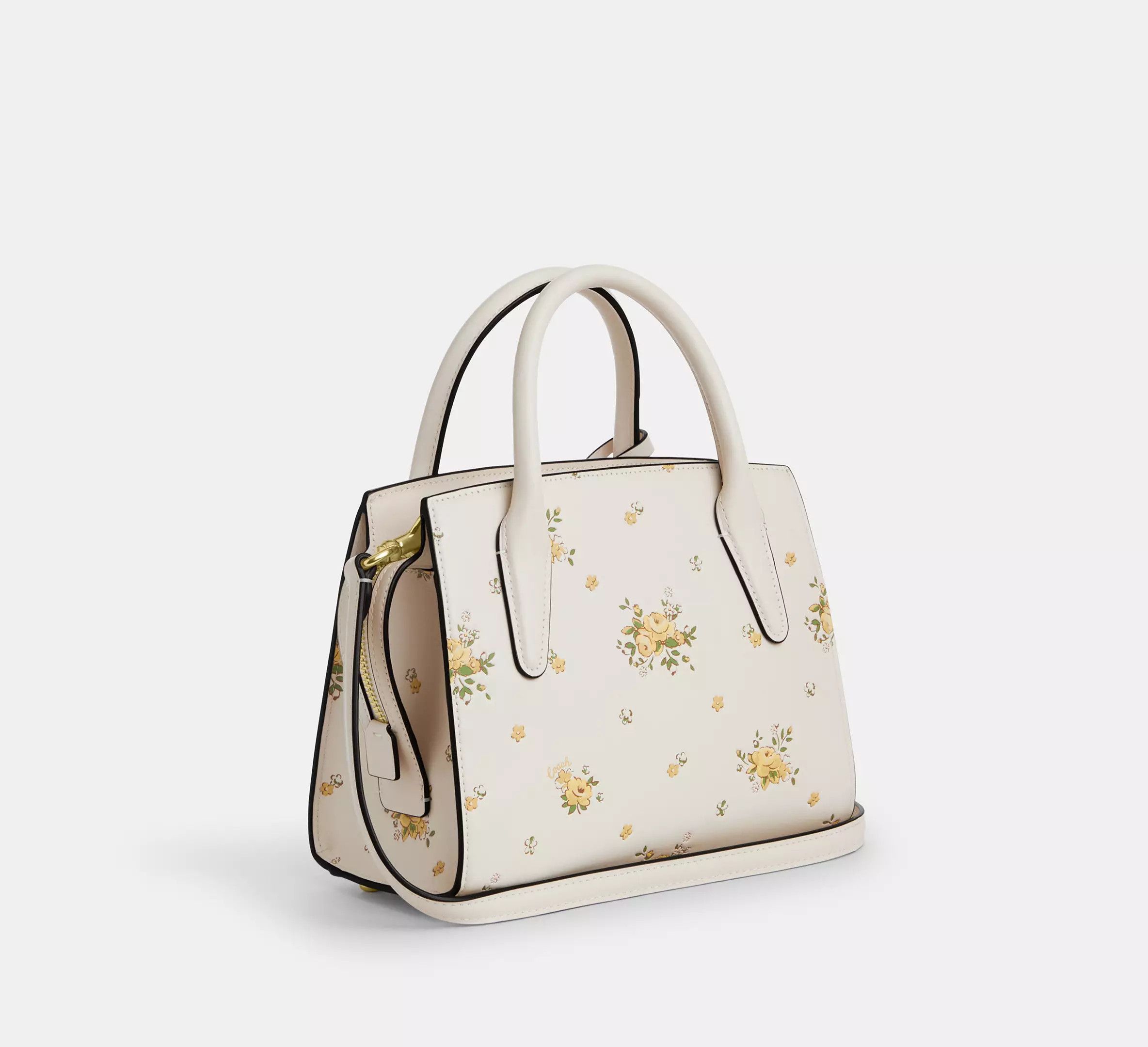 Coach NWT COACH Andrea Carryall Bag With Floral Print CAL46 Size ONE SIZE - 12 Thumbnail