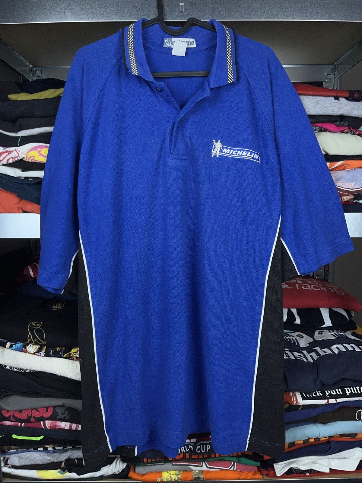 Vintage Vintage Michelin racing team polo shirt moto style y2k Size US XL / EU 56 / 4 - 2 Thumbnail