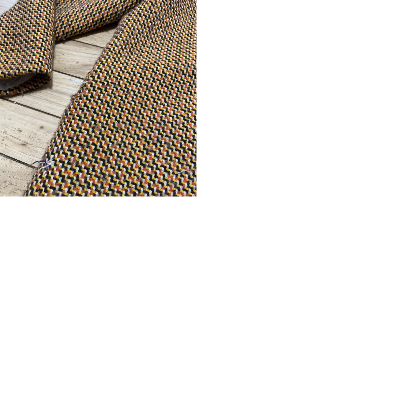 Vintage VINTAGE Galleon Blazer Jacket Women 14 1960s 70s Mod Tweed Brown Yellow Orange Geometric Size S / US 4 / IT 40 - 10 Thumbnail