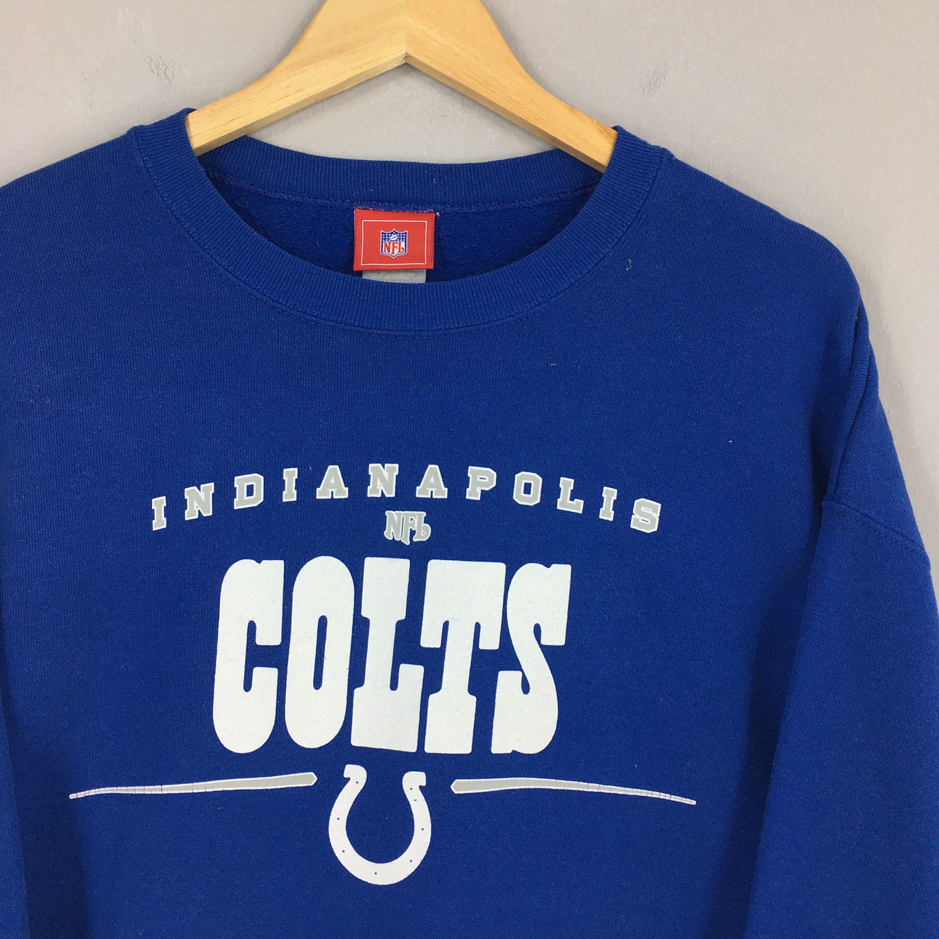 NFL Vintage Indianapolis Colts NFL Sweatshirt XLarge Size US XL / EU 56 / 4 - 2 Thumbnail