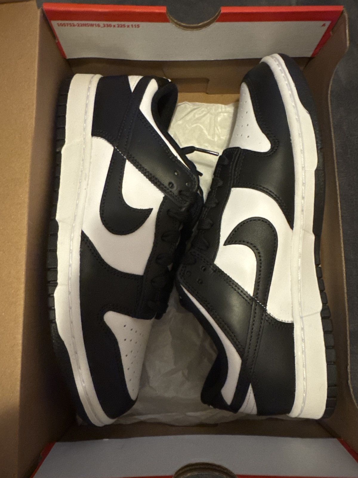 Nike Nike Dunk Low Retro “Pandas” Size US 10.5 / EU 43-44 - 1 Thumbnail