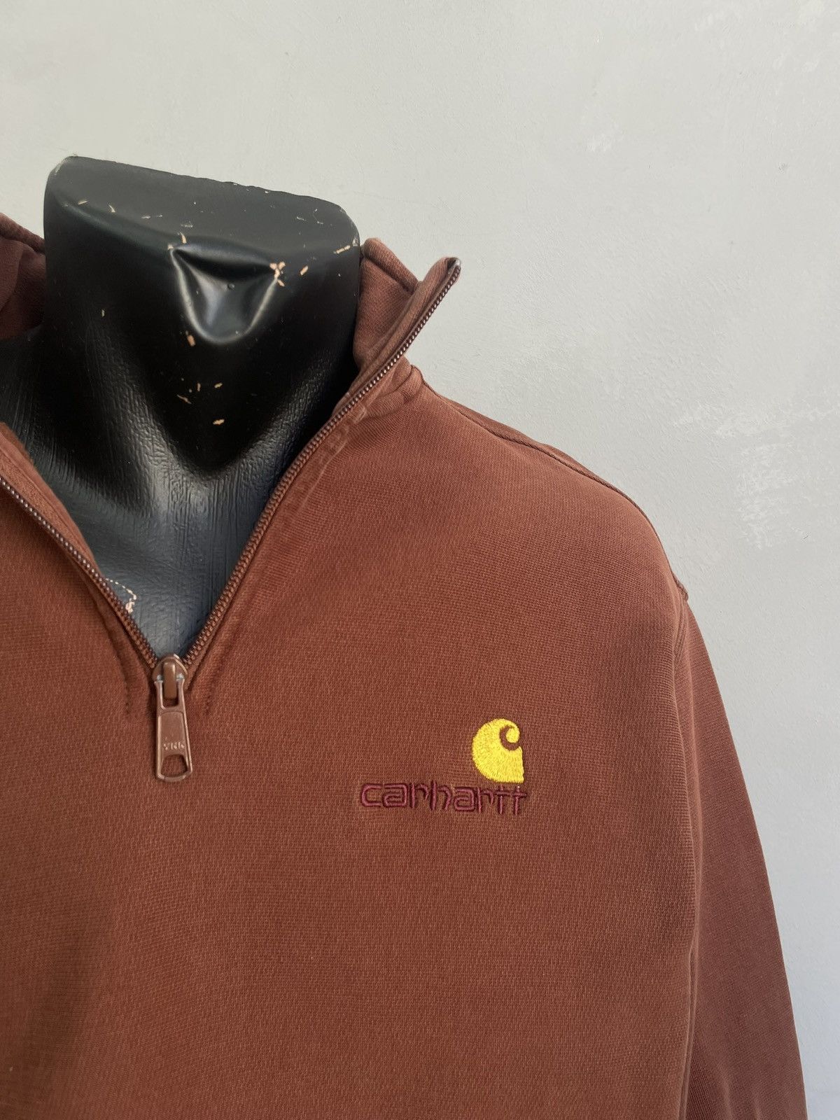 Carhartt Carhartt sun faded 1/3 zip hoodie sweatshirt y2k Size US M / EU 48-50 / 2 - 3 Thumbnail