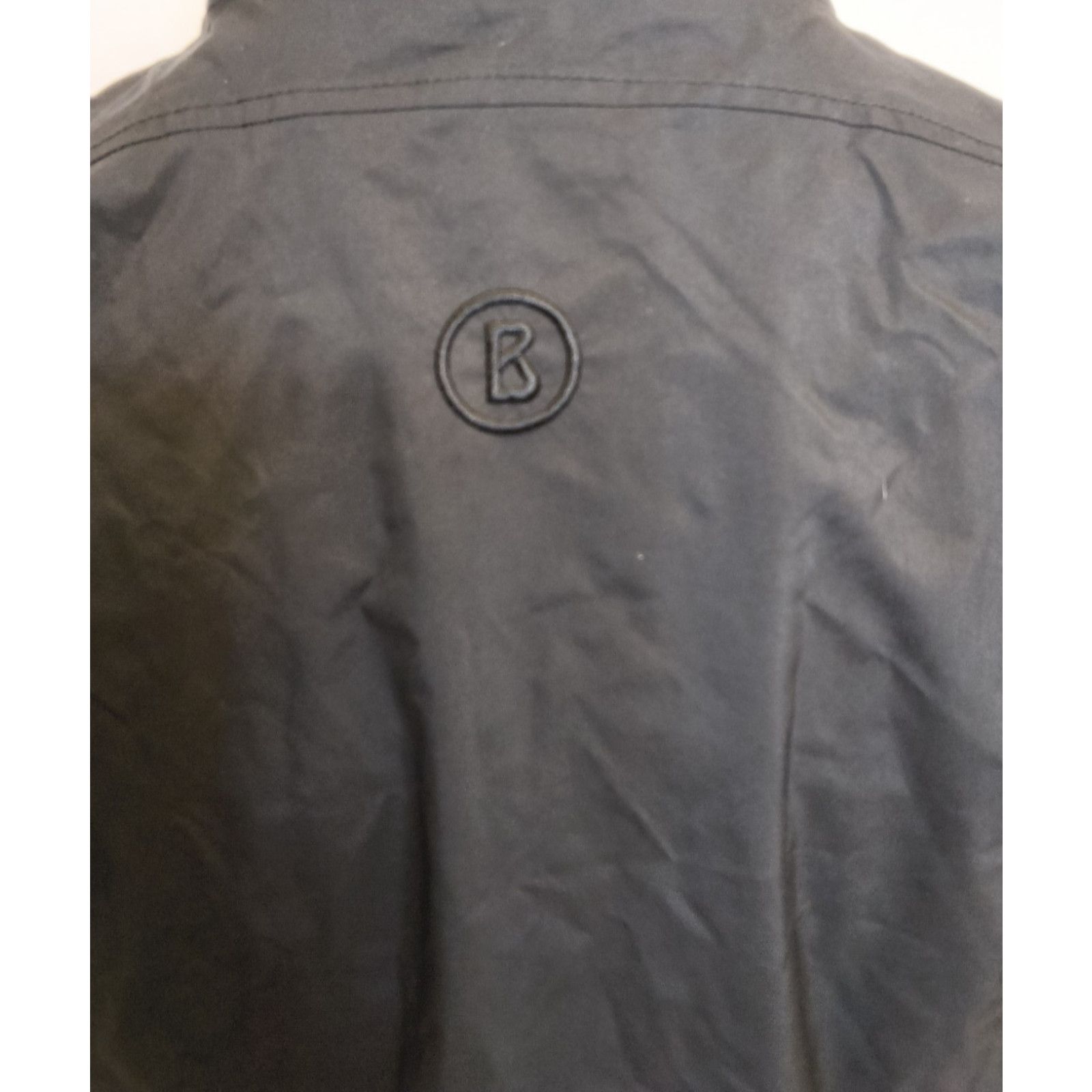 Bogner Bogner Windbreaker Jacket Women's 8 Black Full Zip Mock Neck Size M / US 6-8 / IT 42-44 - 4 Thumbnail