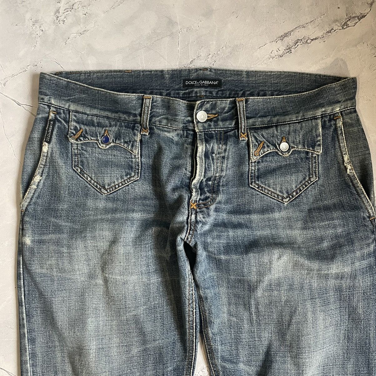 Dolce & Gabbana Dolce Gabbana Vintage Baggy Denim Pants Size US 35 - 4 Thumbnail