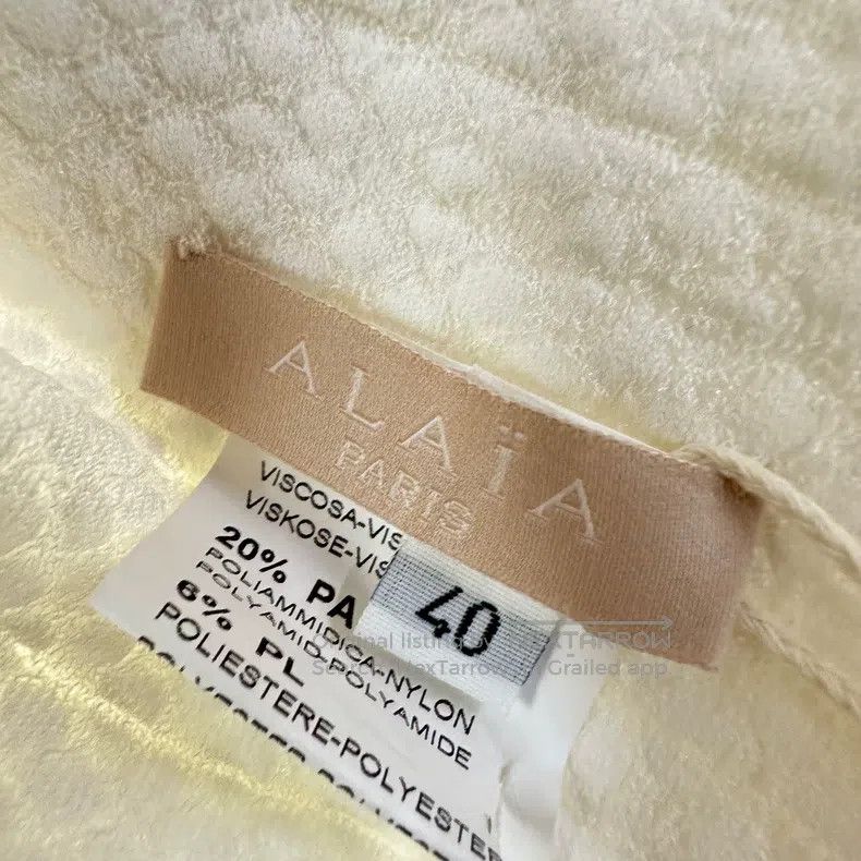 Alaia Alaia Viscose Knit Open Cardigan Size S / US 4 / IT 40 - 3 Thumbnail