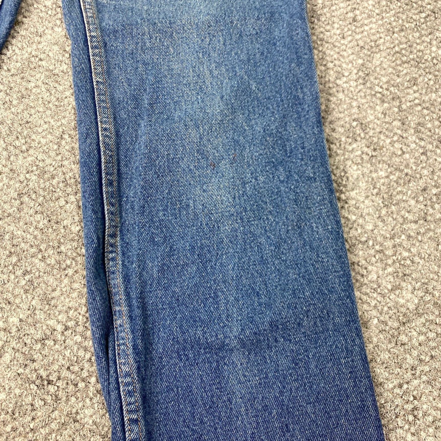 Vintage VINTAGE Maverick Jeans Mens 32S Denim Straight Fit 30x29 Blue USA Made Workwear Vintage Grunge 90s Mens Jeans Size US 32 / EU 48 - 5 Thumbnail