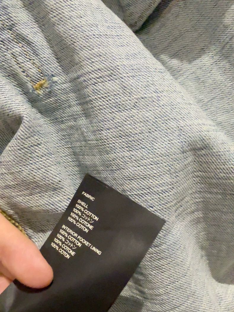 Fear of God Fear of God Motorcycle blue denim jacket Size US XL / EU 56 / 4 - 4 Thumbnail