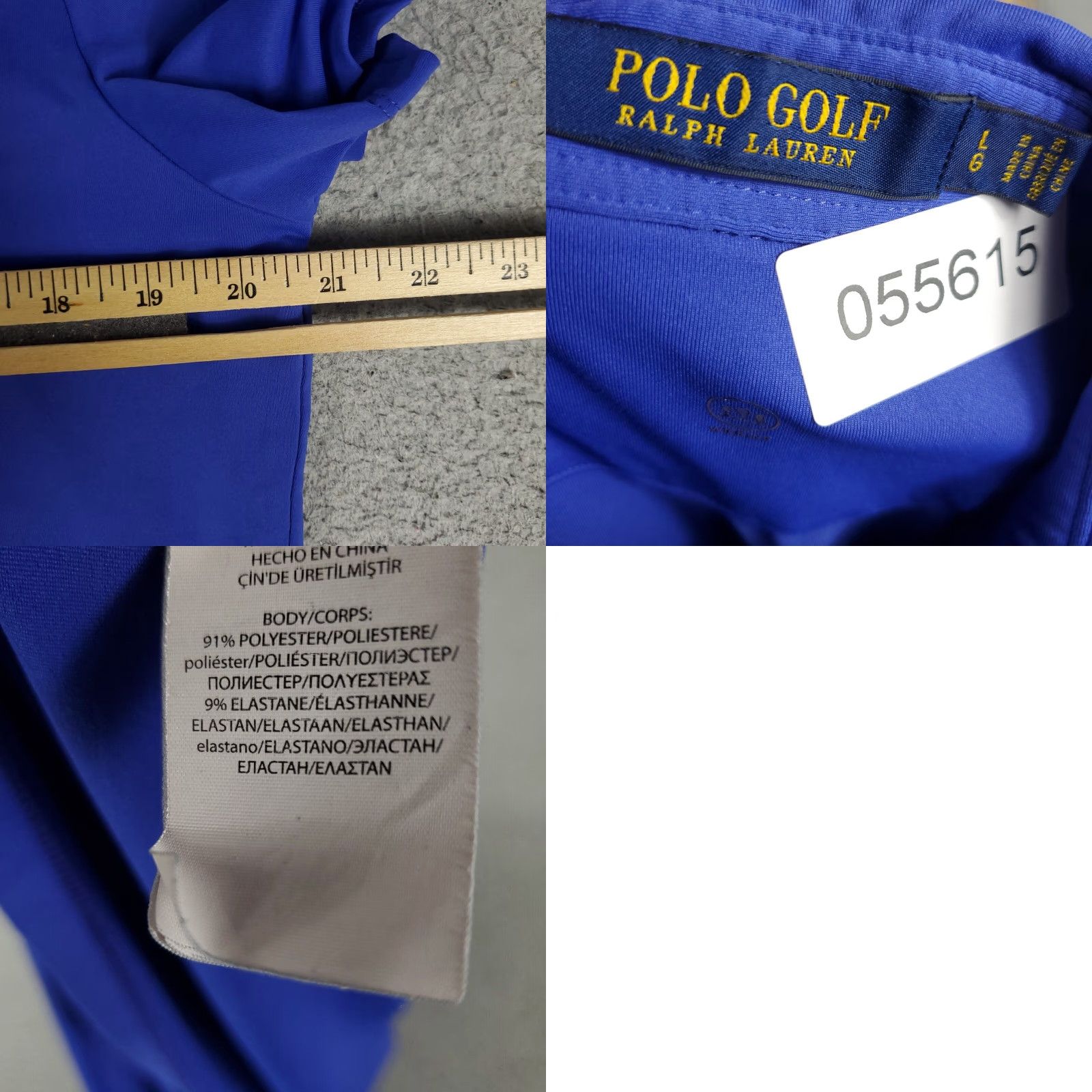 Ralph Lauren Ralph Lauren Polo Shirt Womens L Blue Polo Shirts Blue PGA Kemper Lakes Pony Short Sleeve Polo Woman Large Casual Classic Preppy Size L / US 10 / IT 46 - 8 Thumbnail