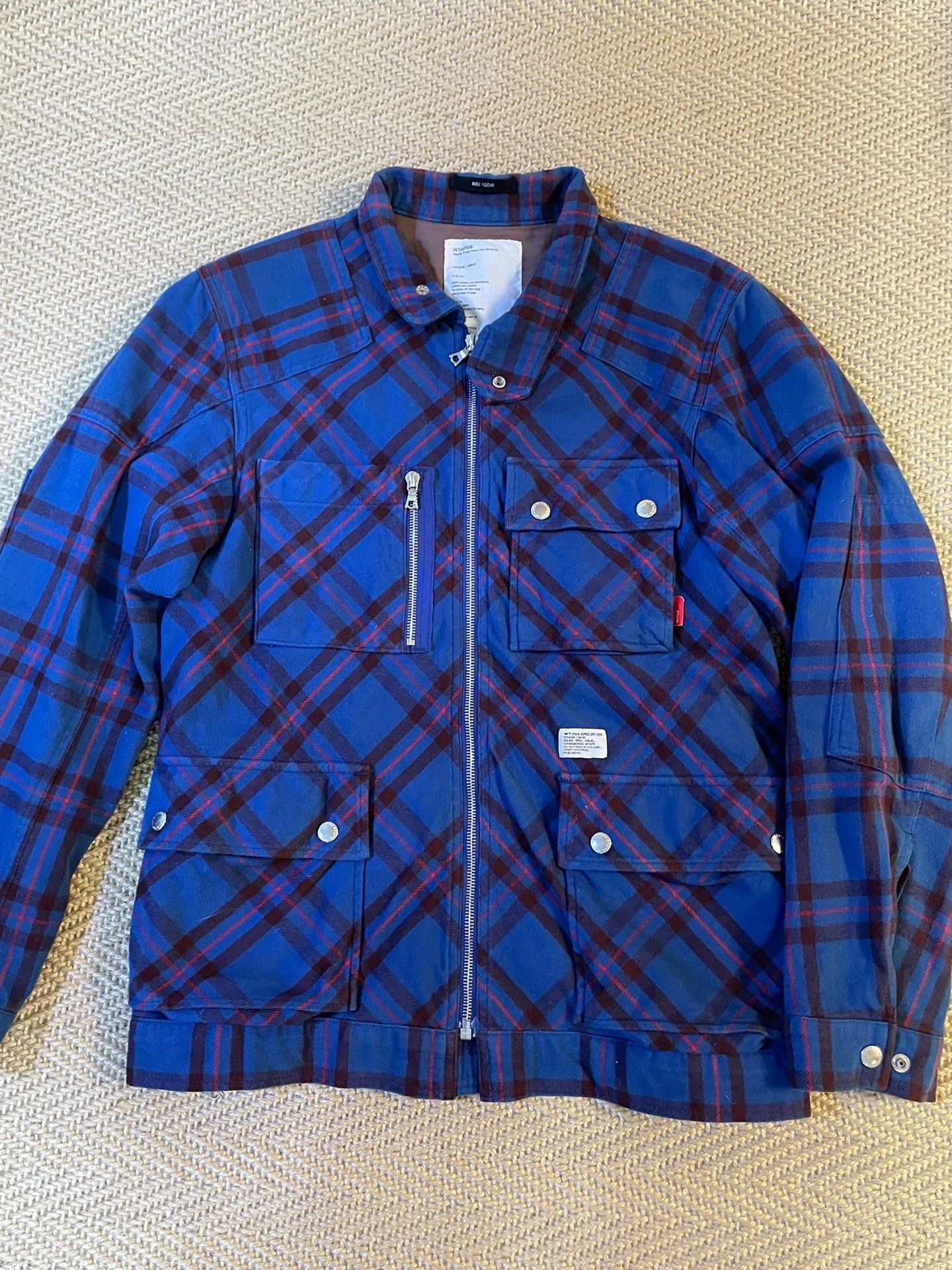Wtaps WTAPS M3 Twill Textile Diamond Quilted Moto Jacket M Size US M / EU 48-50 / 2 - 1 Thumbnail