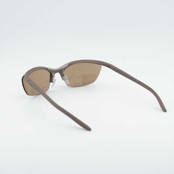 Fendi Fendi FE40176U 46G Sunglasses Beige Rimless Cat Eye Frame Size ONE SIZE - 4 Thumbnail