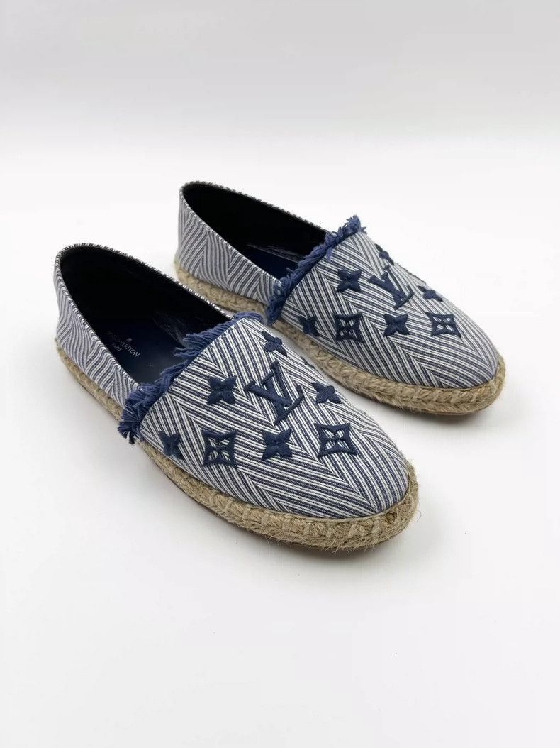 Louis Vuitton Louis Vuitton Denim Fisherman Shoes Size 37-2506 Size US 6.5 / EU 39-40 - 2 Thumbnail