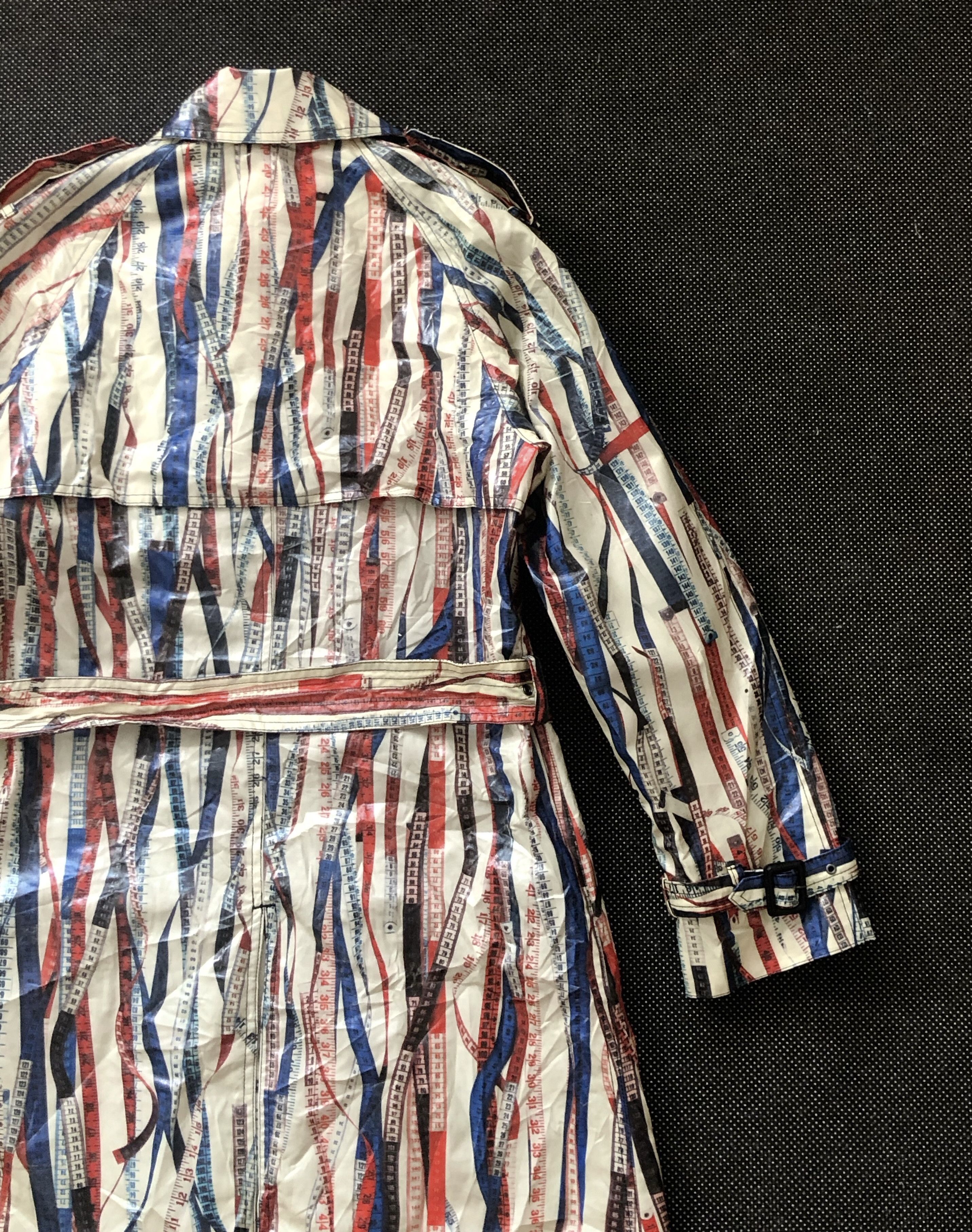 Jean Paul Gaultier RARE🔥FW2015 GAULTIER SEPT PREMIERES RULER TAPE TRENCH COAT Size M / US 6-8 / IT 42-44 - 19 Thumbnail