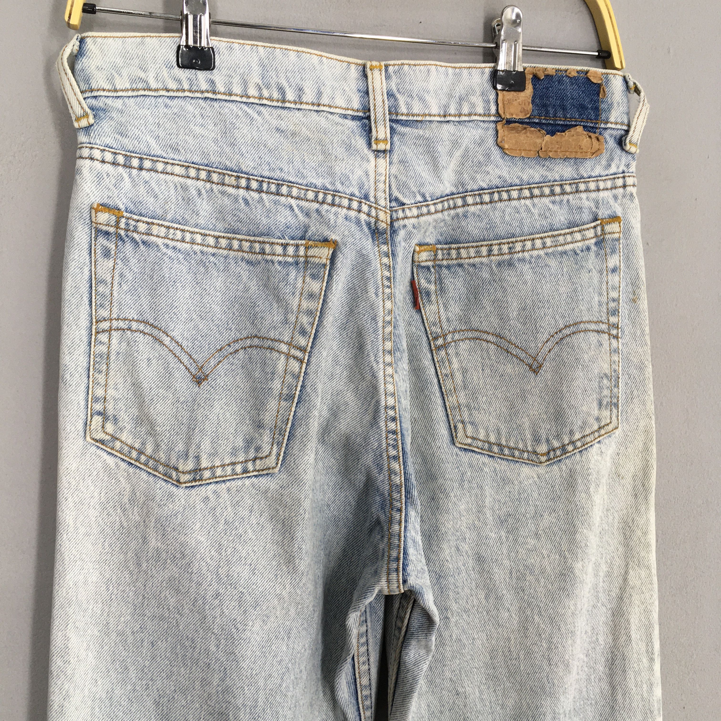 Levi's Size 29x32 Vintage Levi's 505 Pale Blue Slim Fit Jeans S178 Size US 29 - 16 Thumbnail