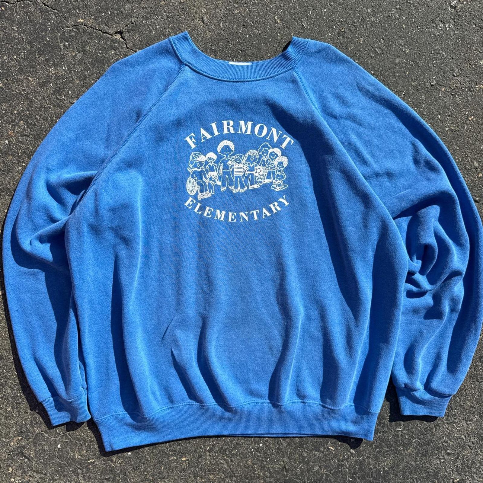 Hanes Vintage 80s Hanes Elementary School Crewneck – Size XXL Size US L / EU 52-54 / 3 - 1 Thumbnail