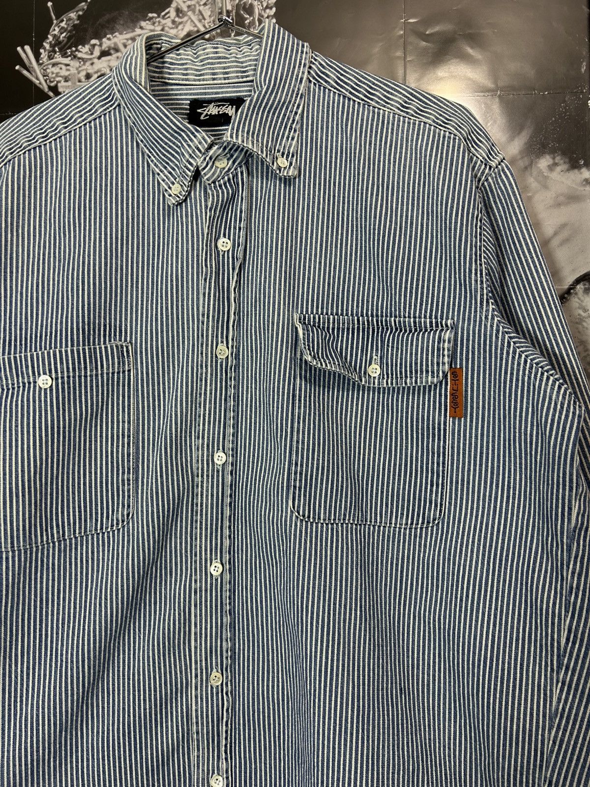 Stussy STUSSY DENIM SHIRT 1980’s RARE Size US M / EU 48-50 / 2 - 2 Thumbnail