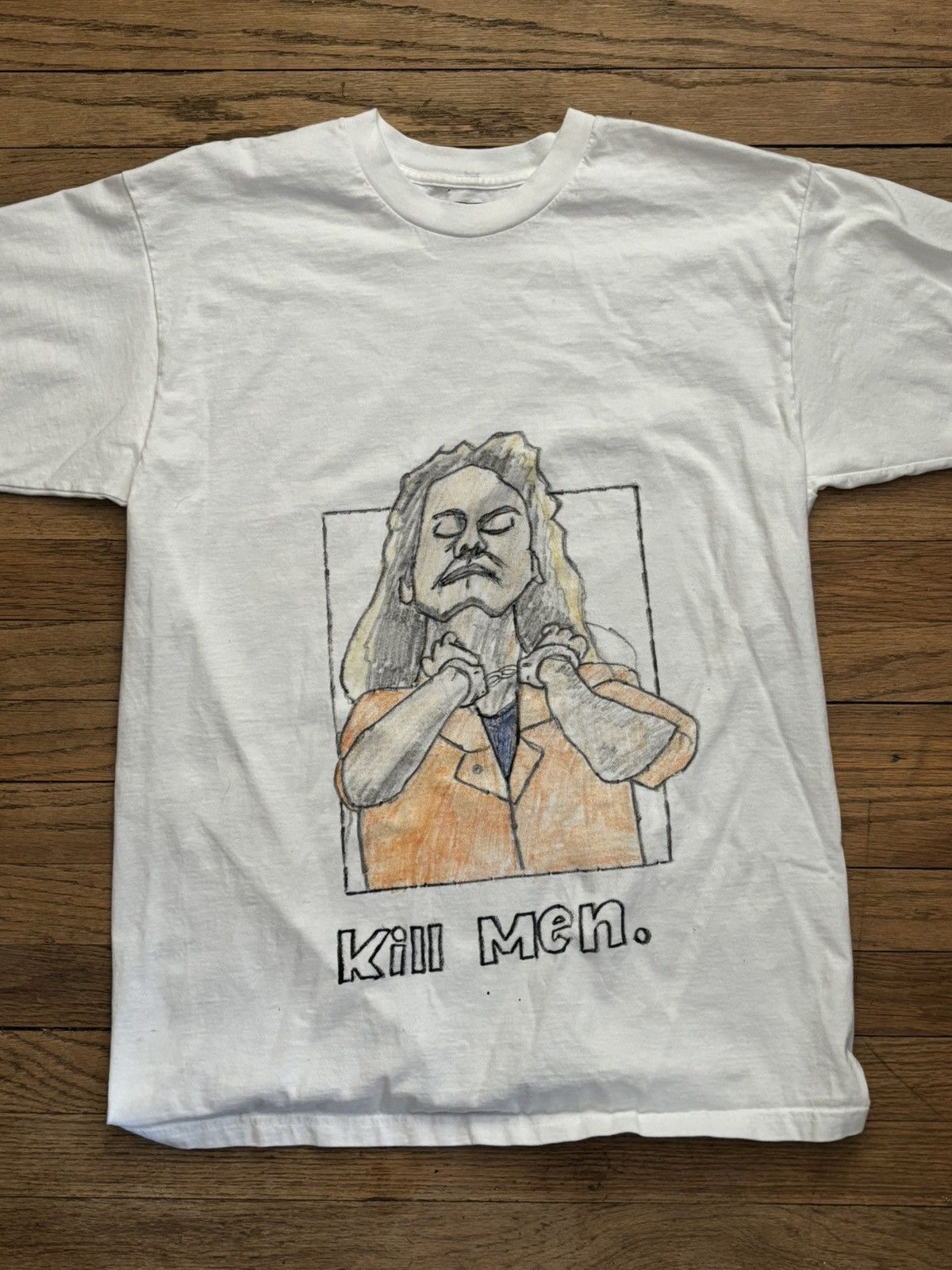 Other Hand drawn Aileen Wuornos tee. Size L. Size US L / EU 52-54 / 3 - 1 Thumbnail