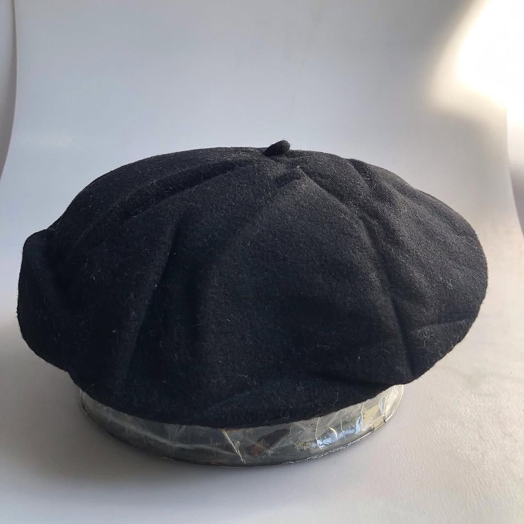 Designer × Vintage French beret hat Etcheq black stussy kangol like stussy Size ONE SIZE - 4 Thumbnail