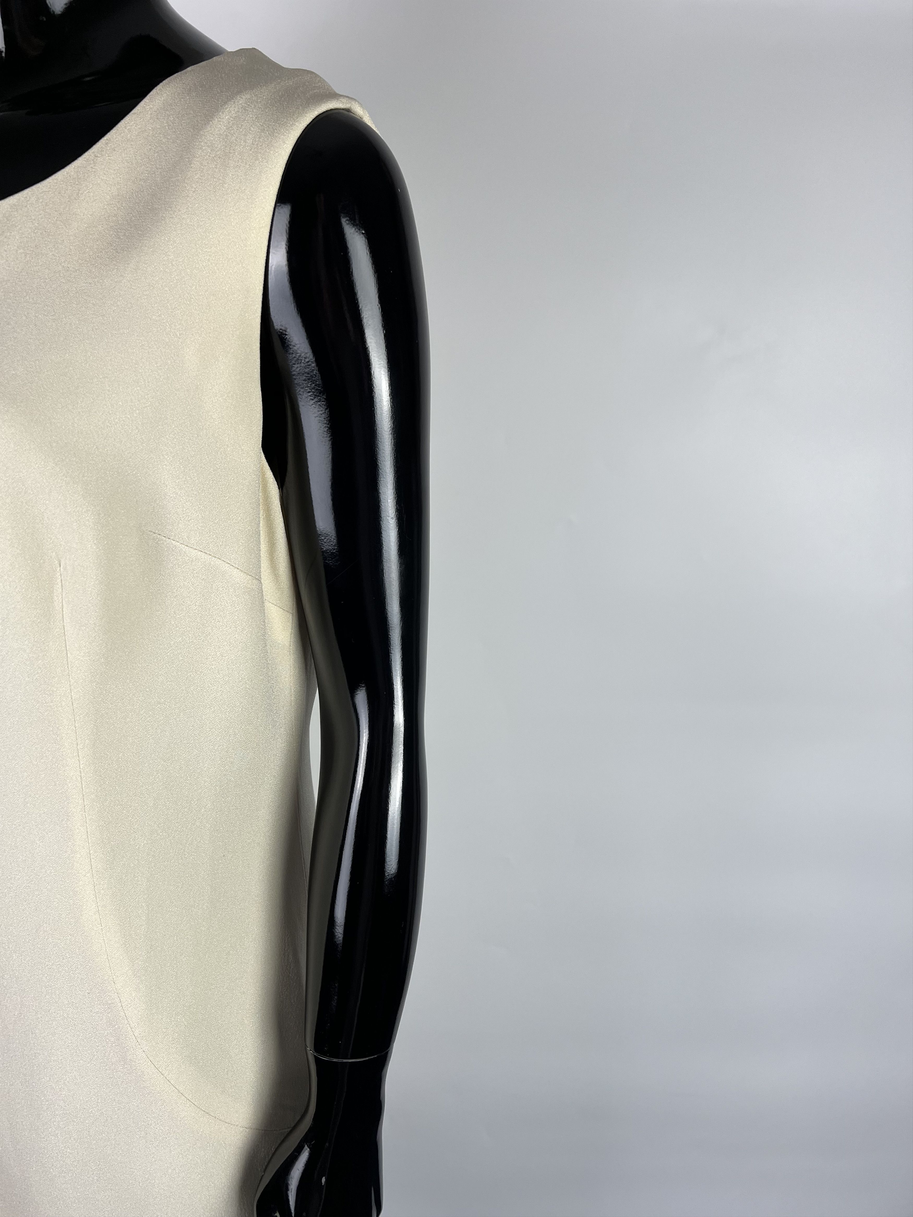 Dolce & Gabbana Dolce & Gabbana Ivory Sleeveless Knee Dress Size IT44 Size M / US 6-8 / IT 42-44 - 5 Thumbnail