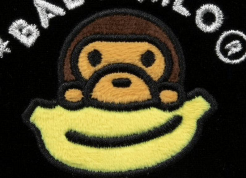 Bape Bape BABY MILO VELVET MEDIUM BACKPACK Size ONE SIZE - 4 Thumbnail