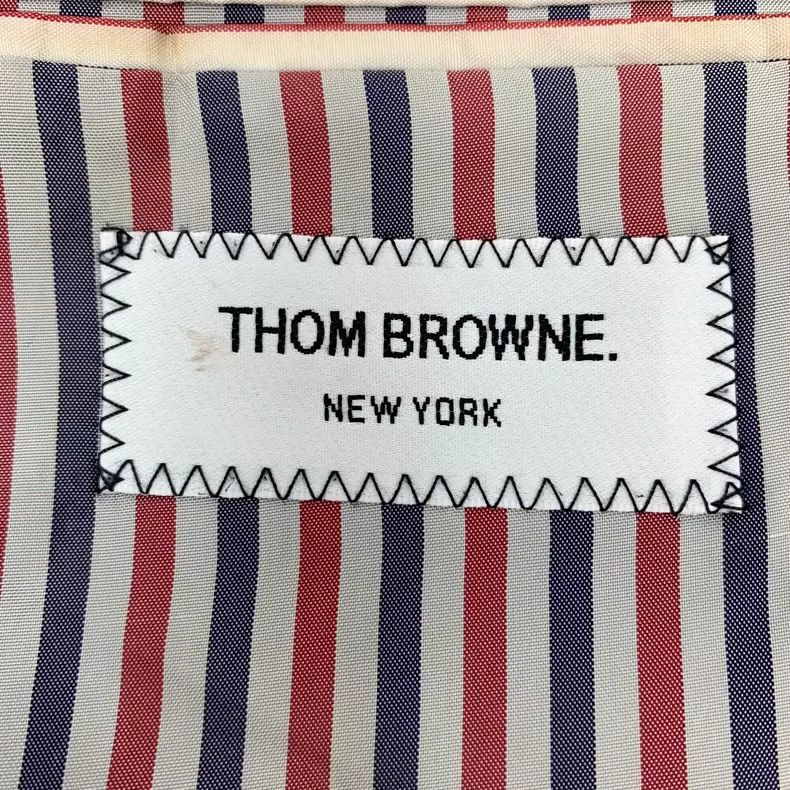 Thom Browne Thom browne Dark gray wool lapel single-breasted long-sleev Size US M / EU 48-50 / 2 - 6 Thumbnail