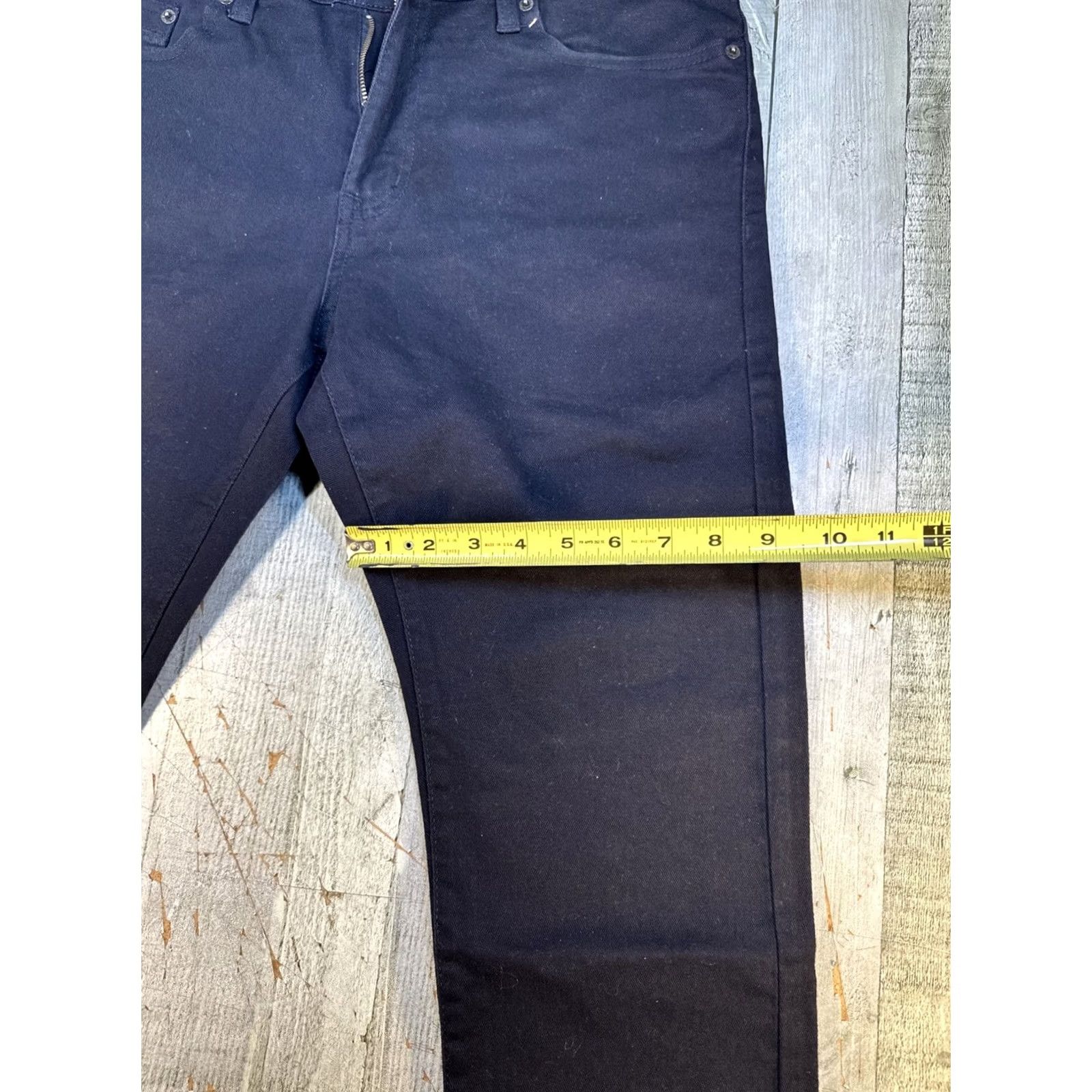 Vintage WT02 Men's Black Jeans 32x30 Distressed Casual Cotton Unisex Adults Regular 38/32 Jeans Black 32x30 Mens Womens Size US 38 / EU 54 - 2 Thumbnail