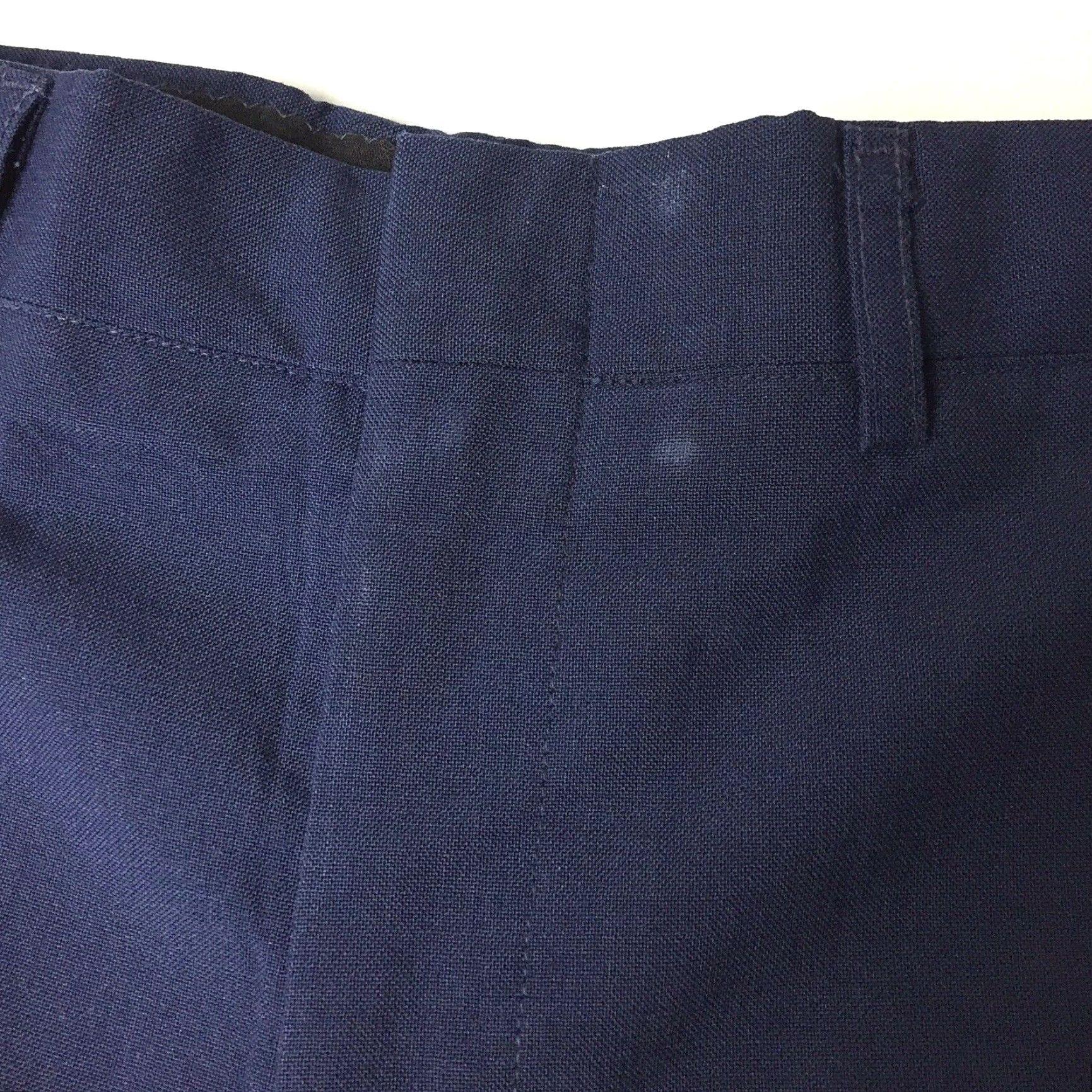 Vintage VINTAGE 80s USAF Pants Mens 32 Long Blue Wool Blend Trouser USA - 60% Polyester 40% Wool Straight Leg Size US 32 / EU 48 - 4 Thumbnail