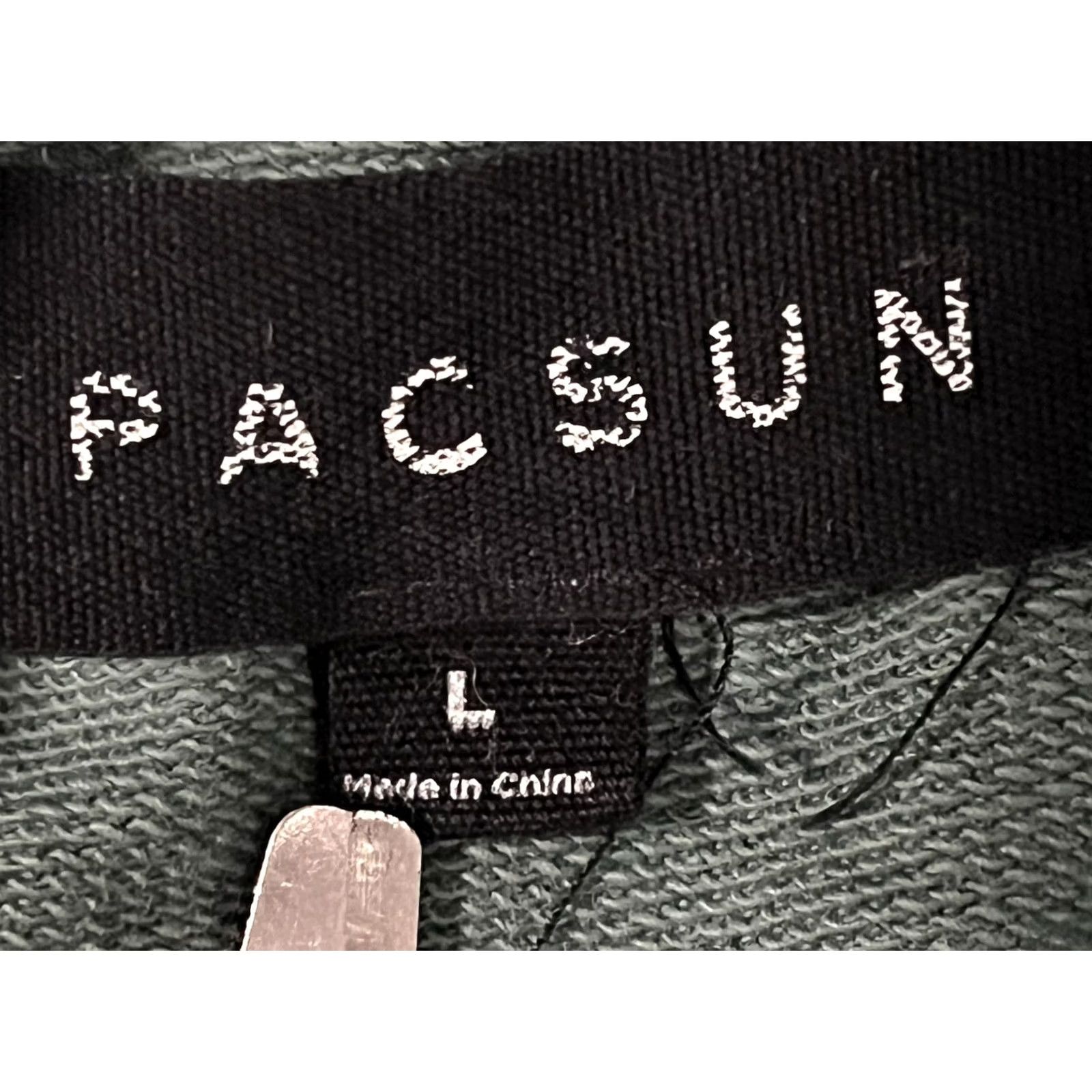 Pacsun PACSUN Mens Size L Green Short Sleeve Crew Neck T-Shirt Size US 33 - 5 Thumbnail