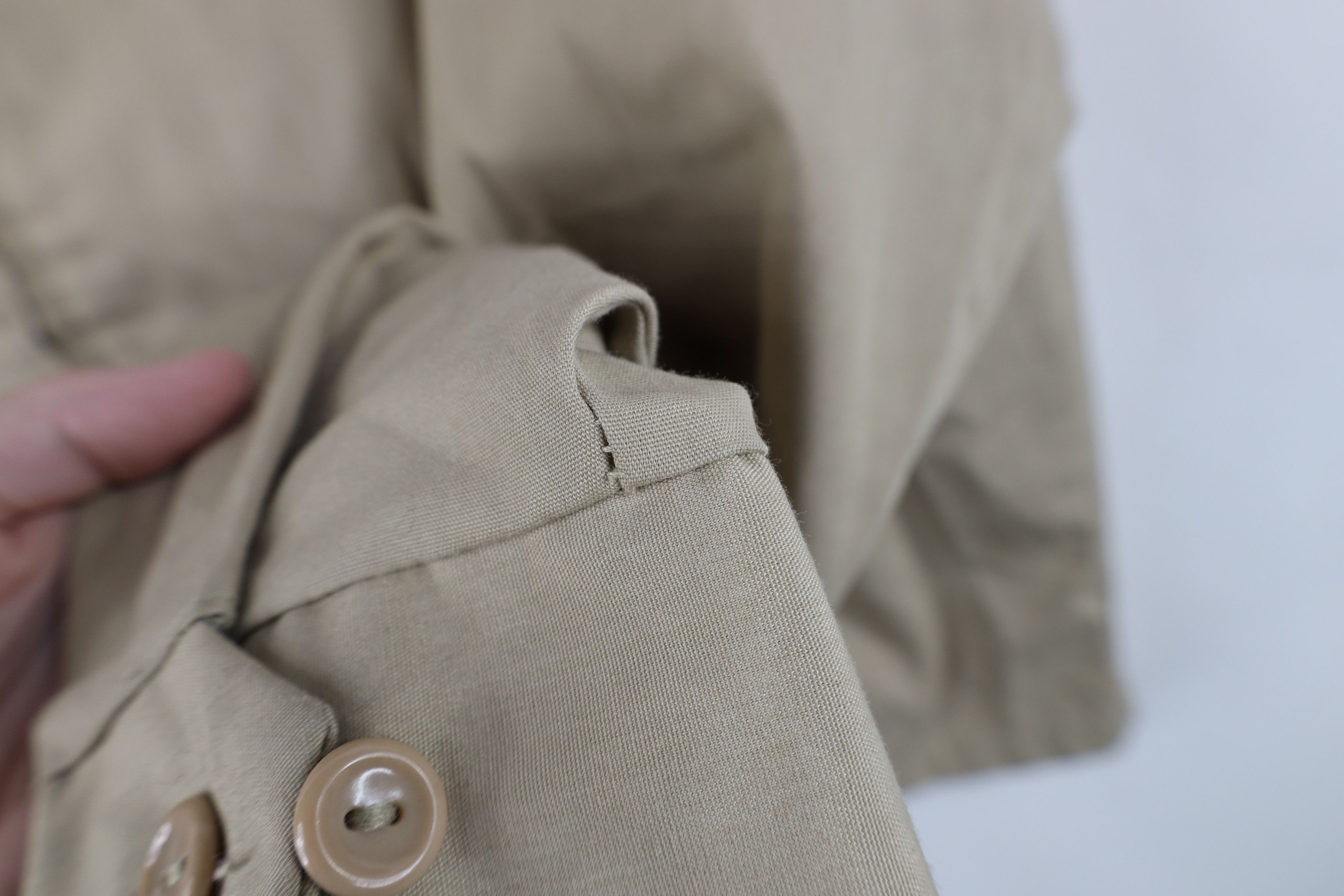 Vintage Vintage 60s 70s Streetwear Racer Bomber Jacket Beige Tan Size US M / EU 48-50 / 2 - 10 Thumbnail