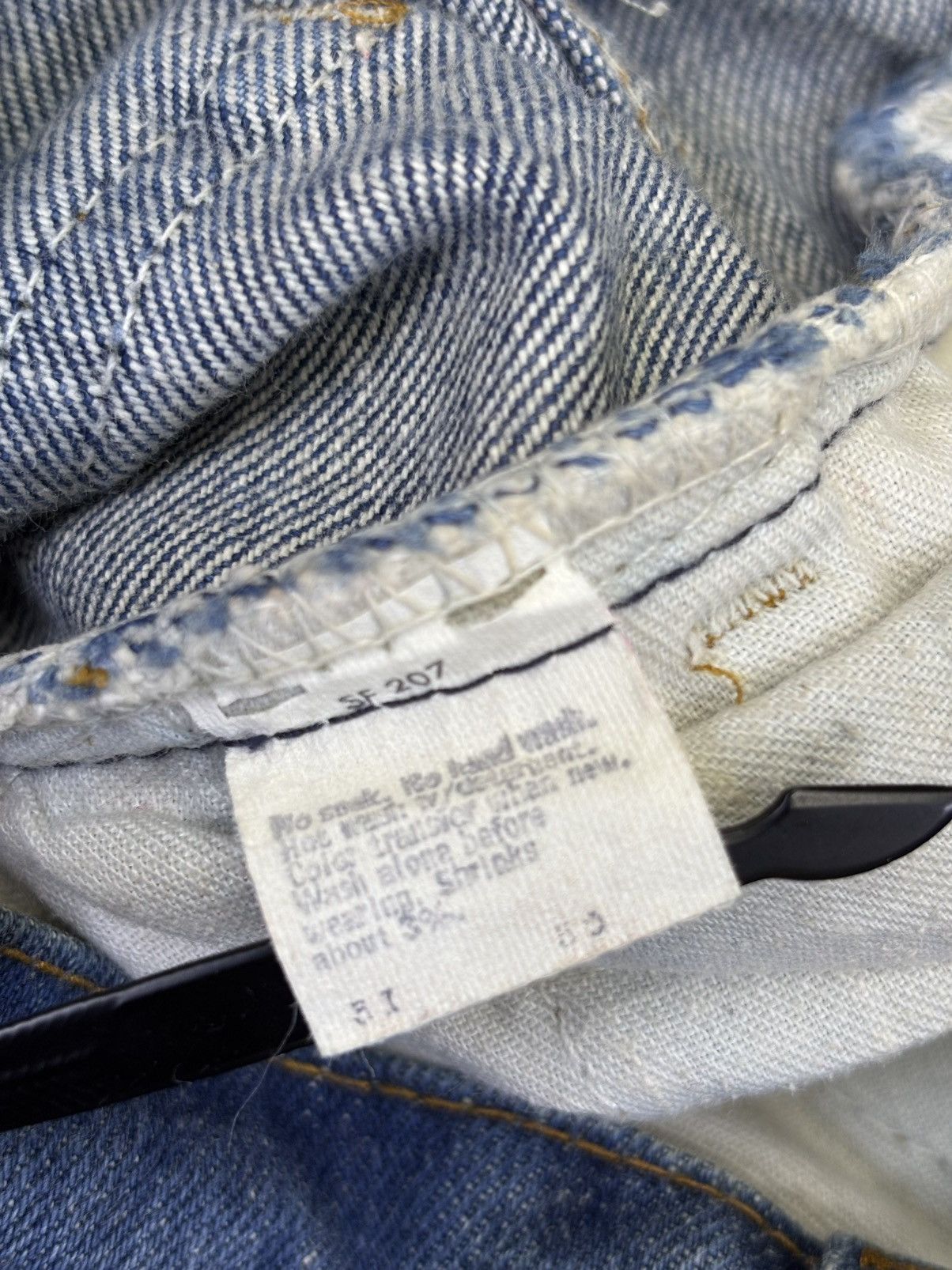 Levi's 💥Vintage💥80s Levis 646 Blue Wash Bell Bottom Denim K2 Size US 29 - 12 Thumbnail