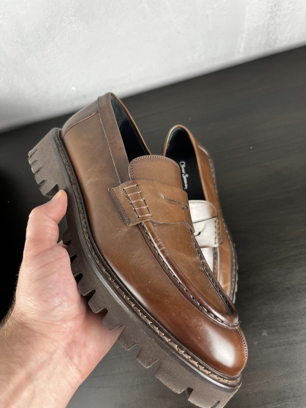 Oliver Sweeney Leather Loafers Size 7,5 in Brown, Men's (Size 7.5) — image 5 of 6