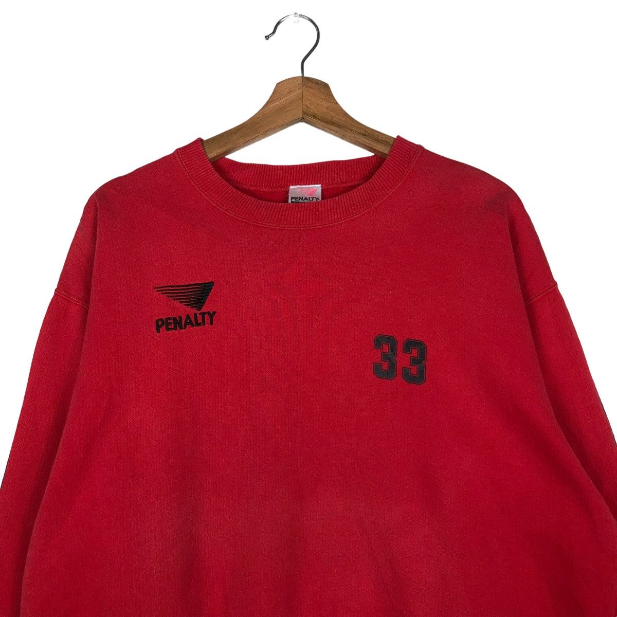 Japanese Brand 🔥VINTAGE SWEATSHIRT PENALTY SPORTS BIG LOGO Size US L / EU 52-54 / 3 - 4 Thumbnail