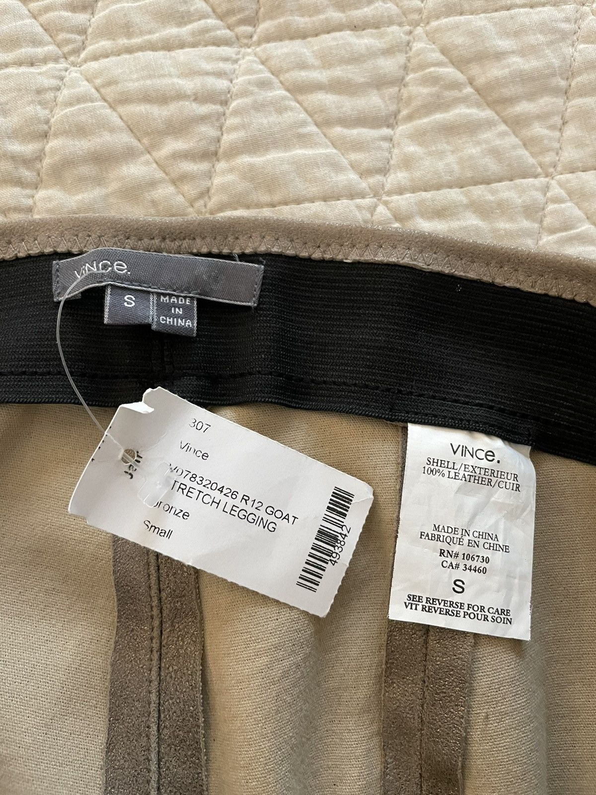 Vince Leather Stretch Legging Size 27" / US 4 / IT 40 - 4 Thumbnail