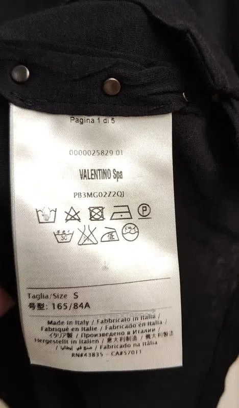 Valentino Valentino Black Cotton Short Sleeve Tee . Size S / US 4 / IT 40 - 4 Thumbnail