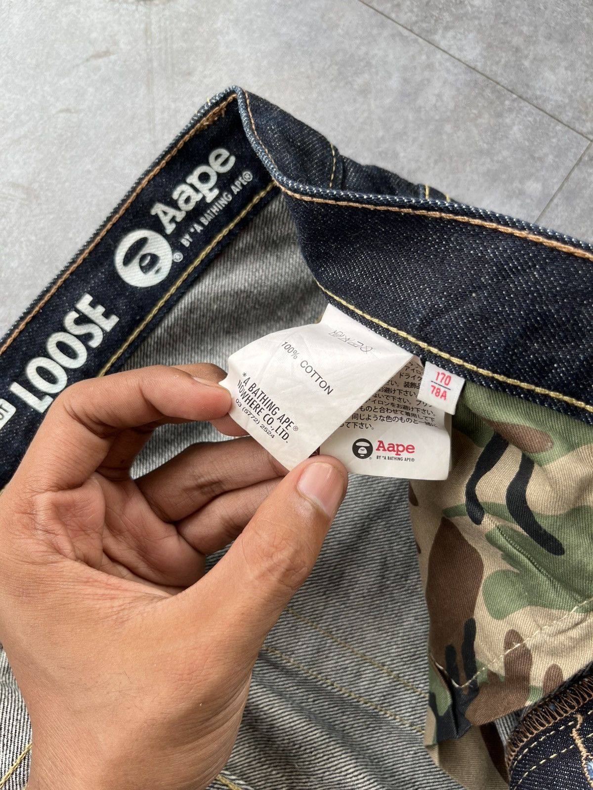Aape Aape by A Bathing Ape Denim Size US 31 - 12 Thumbnail