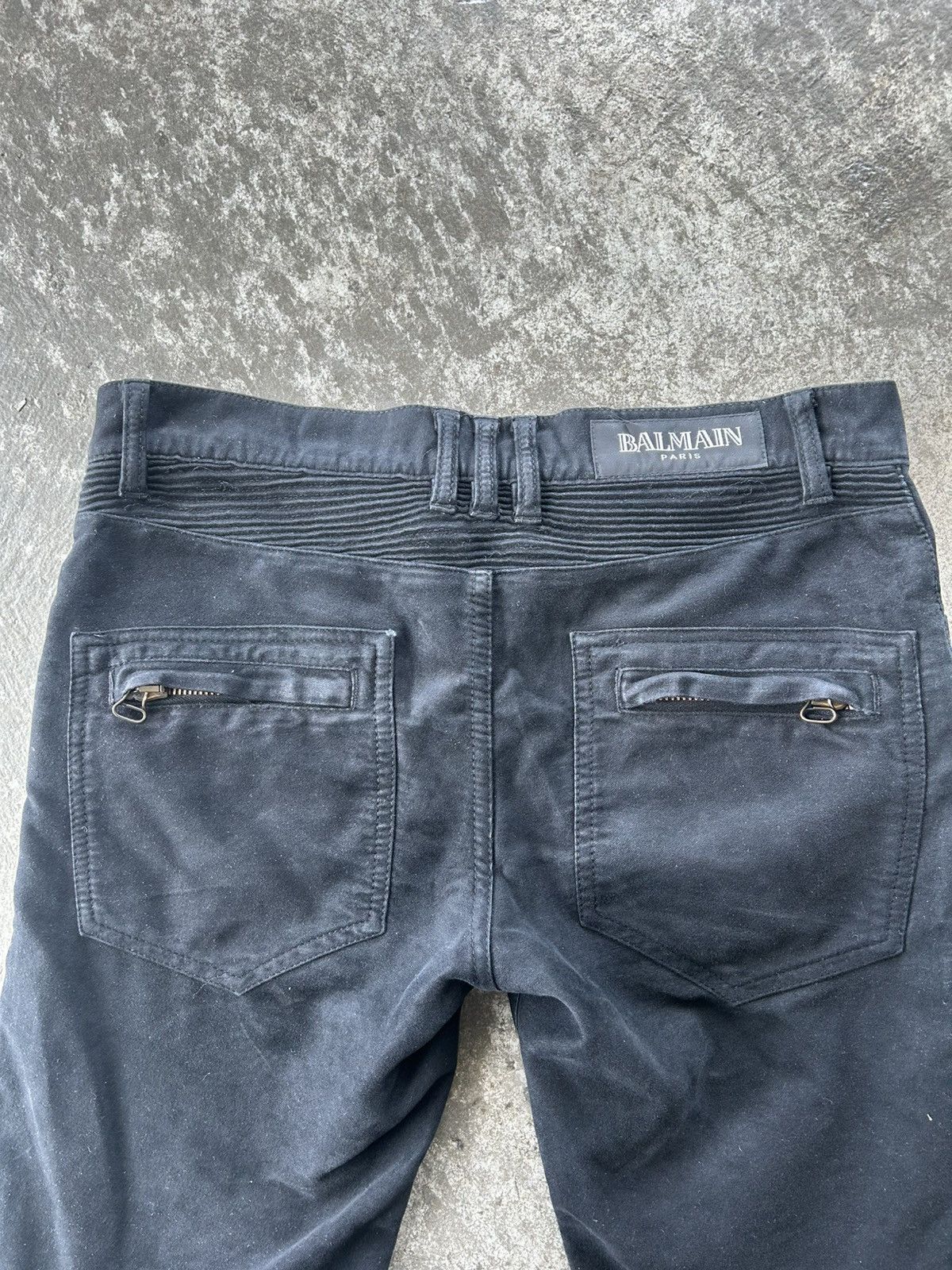 Balmain Balmain Homme AW09 Black Biker Jeans Decarnin Size US 29 - 5 Thumbnail