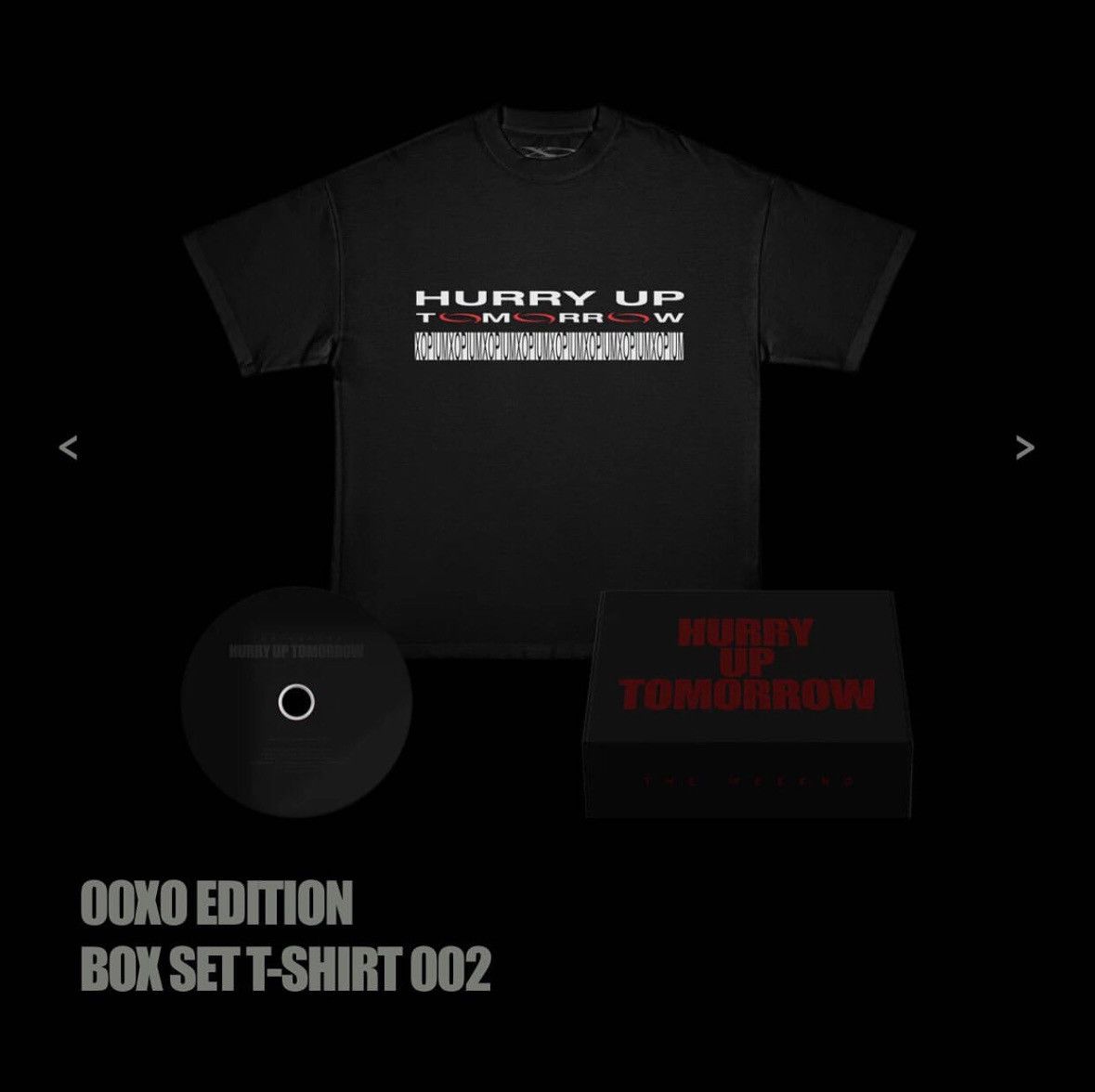 Playboi Carti × The Weeknd Hurry up tomorrow ooxo tee merch Size US L / EU 52-54 / 3 - 1 Thumbnail