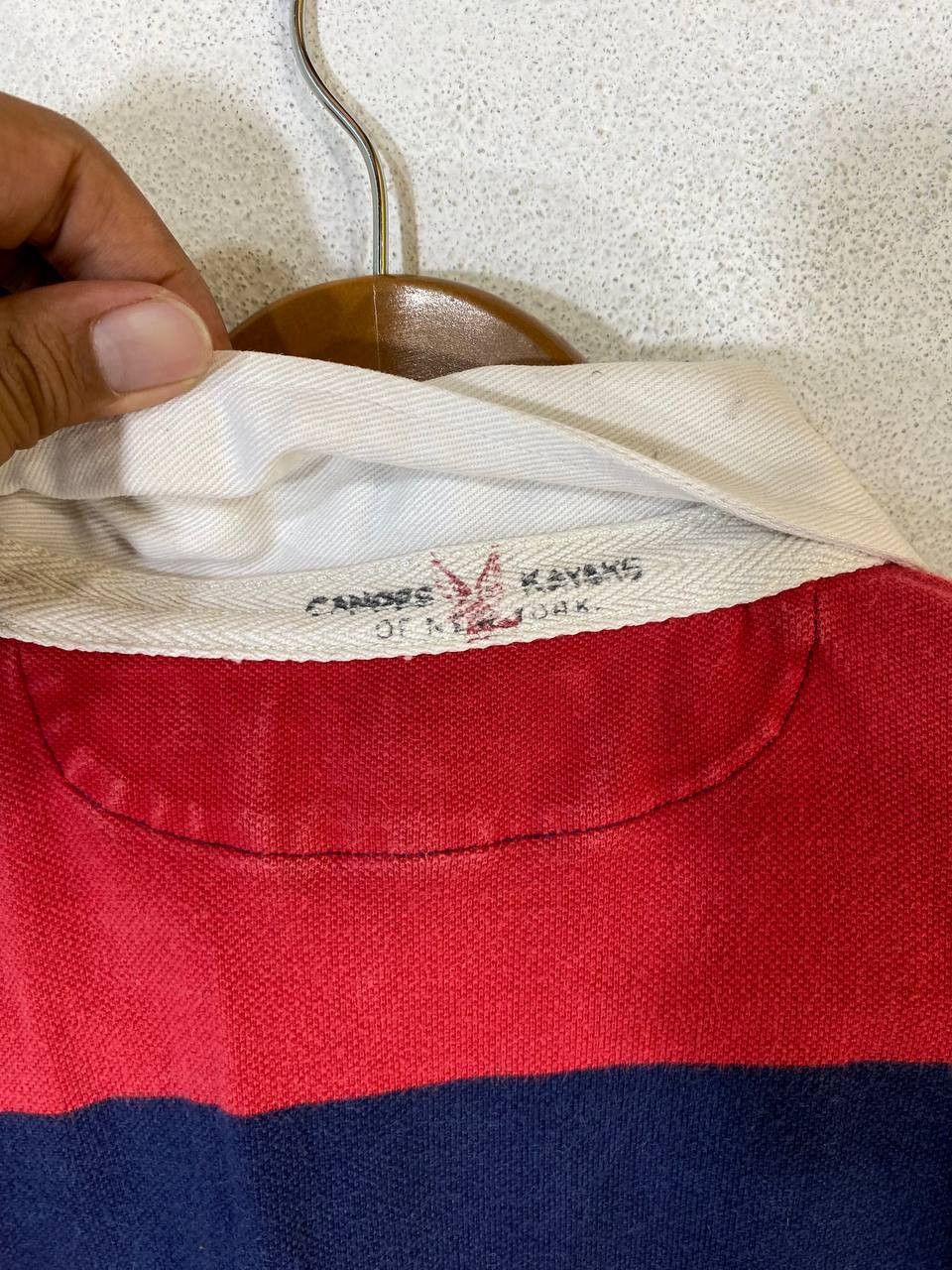 Polo Ralph Lauren vintage polo ralph lauren striped polo tee Size US XXL / EU 58 / 5 - 14 Thumbnail