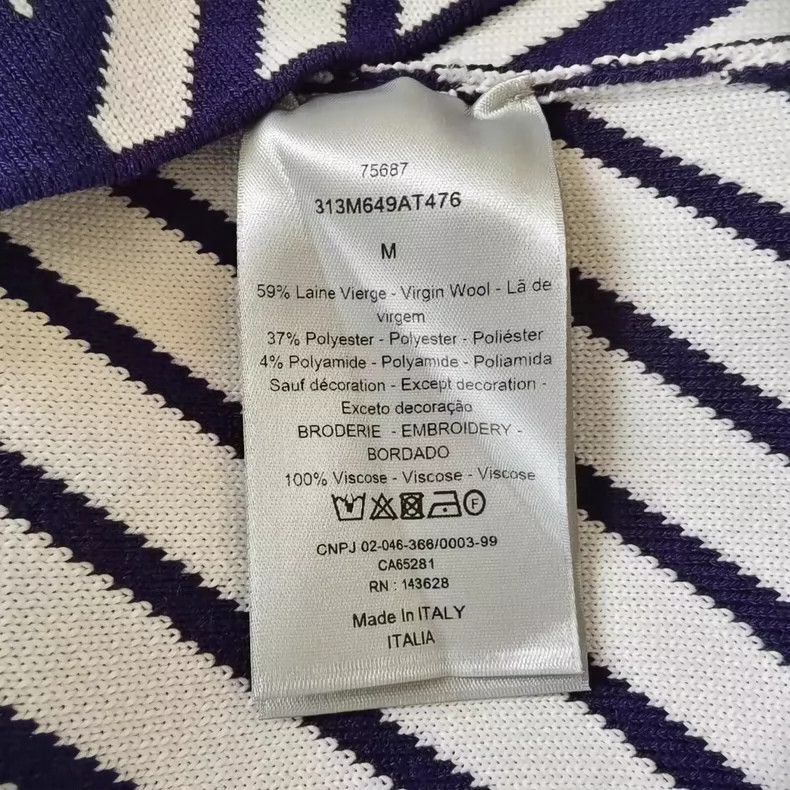 Dior DIOR men's high neck zip knit top Size US M / EU 48-50 / 2 - 4 Thumbnail