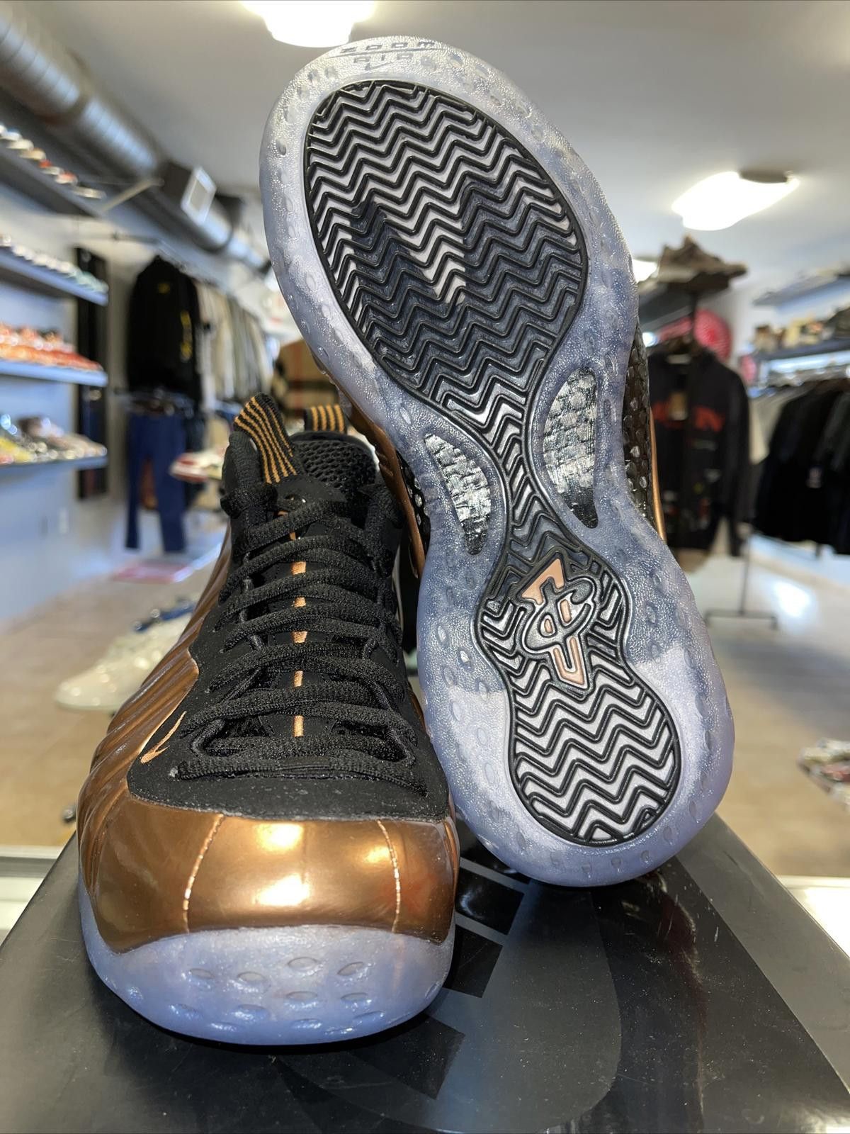 Nike 2017 Nike Air Foamposite One Copper Black 314996-007 Size 10 Size US 10 / EU 43 - 5 Thumbnail