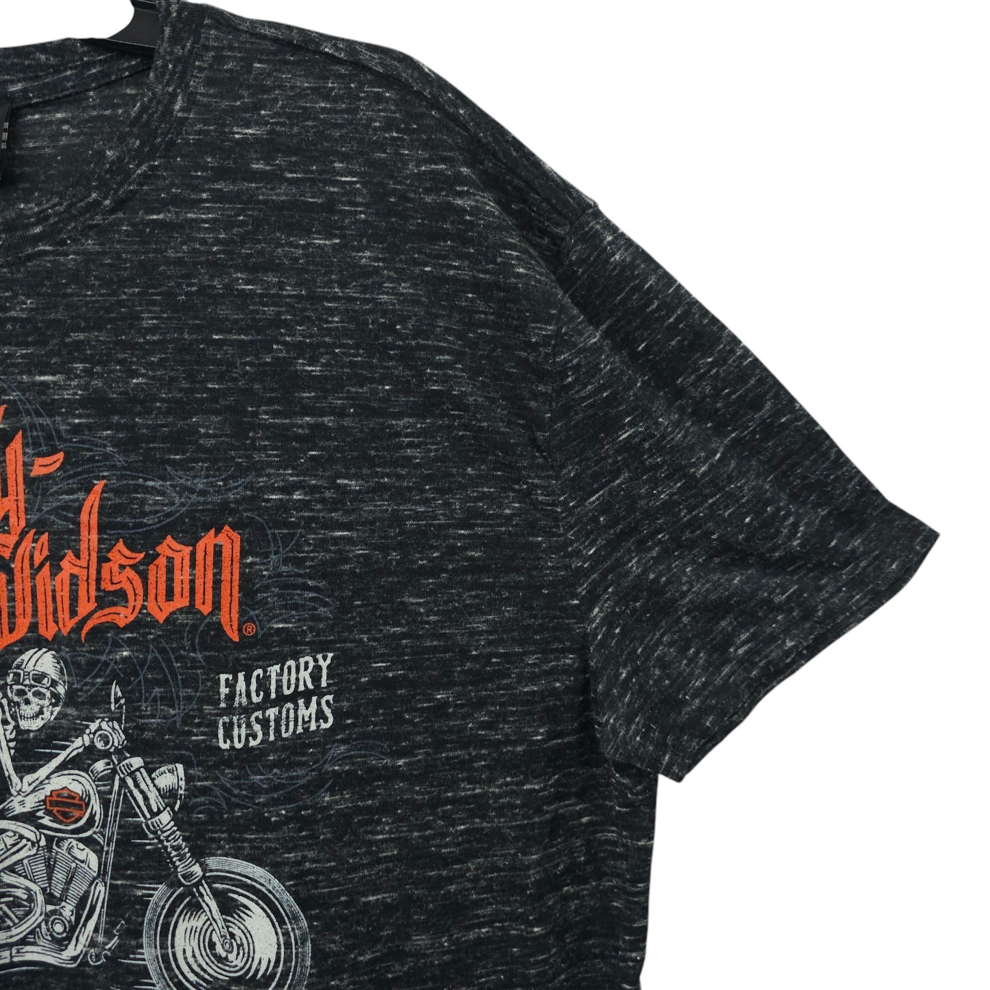 Harley Davidson Harley Davidson T Shirt Mens XL Double Sided 2019 Skeleton Size US XL / EU 56 / 4 - 13 Thumbnail