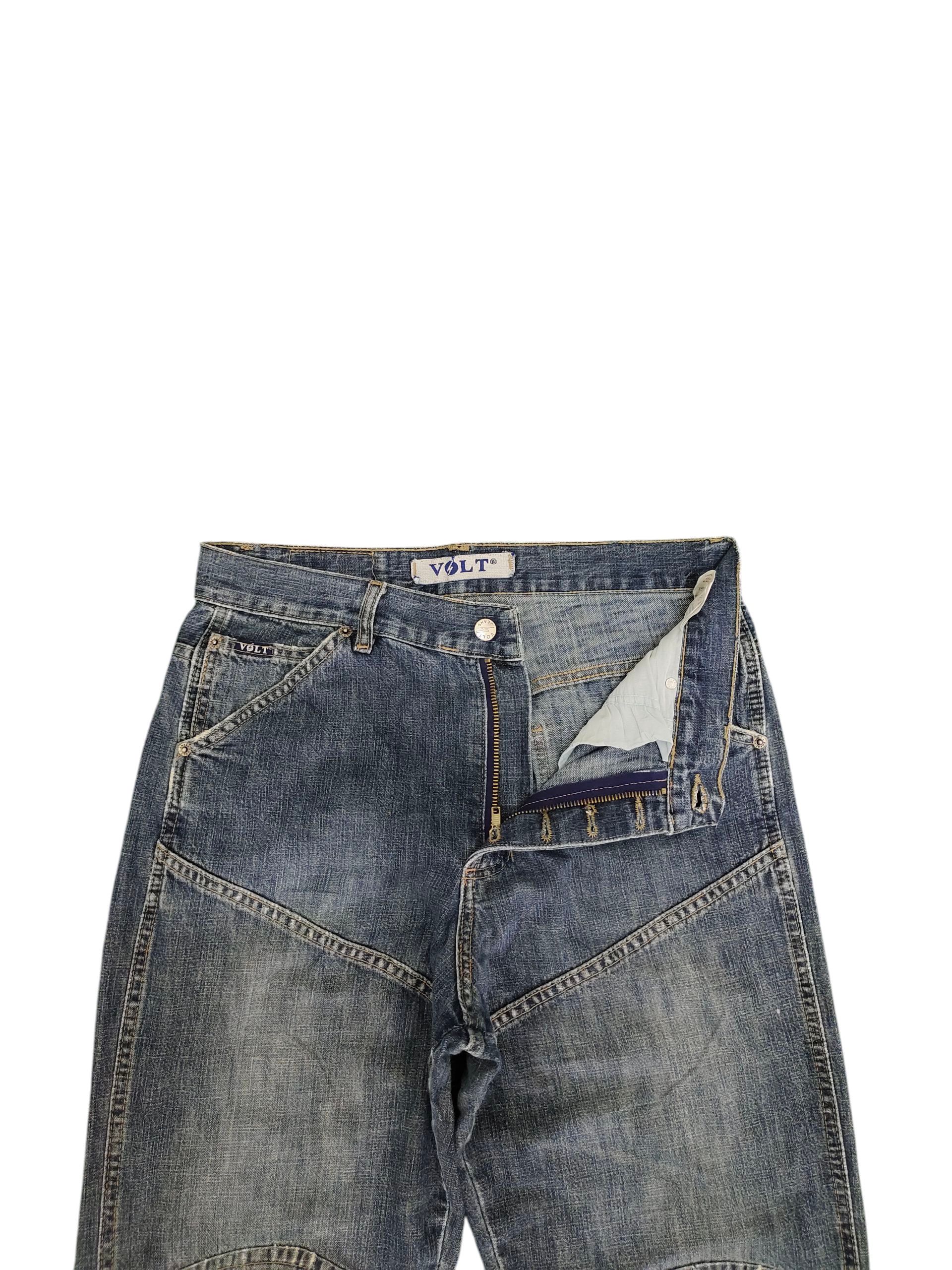 Kapital Vintage Volt Japan Biker Jeans - Distress Faded Grunge Denim Size US 32 / EU 48 - 7 Thumbnail