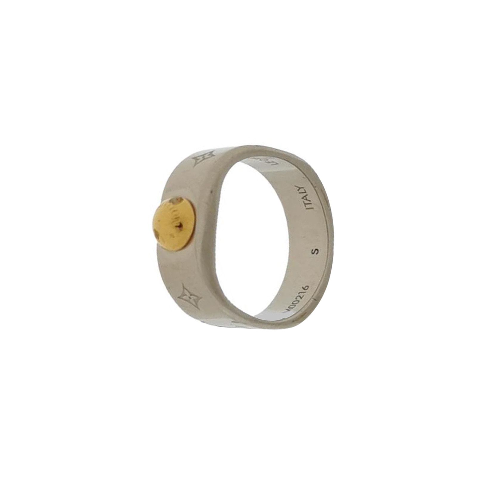 Louis Vuitton Louis Vuitton (LV) Nanogram Logo Ring Size 12 -z2505 Size ONE SIZE - 1 Thumbnail